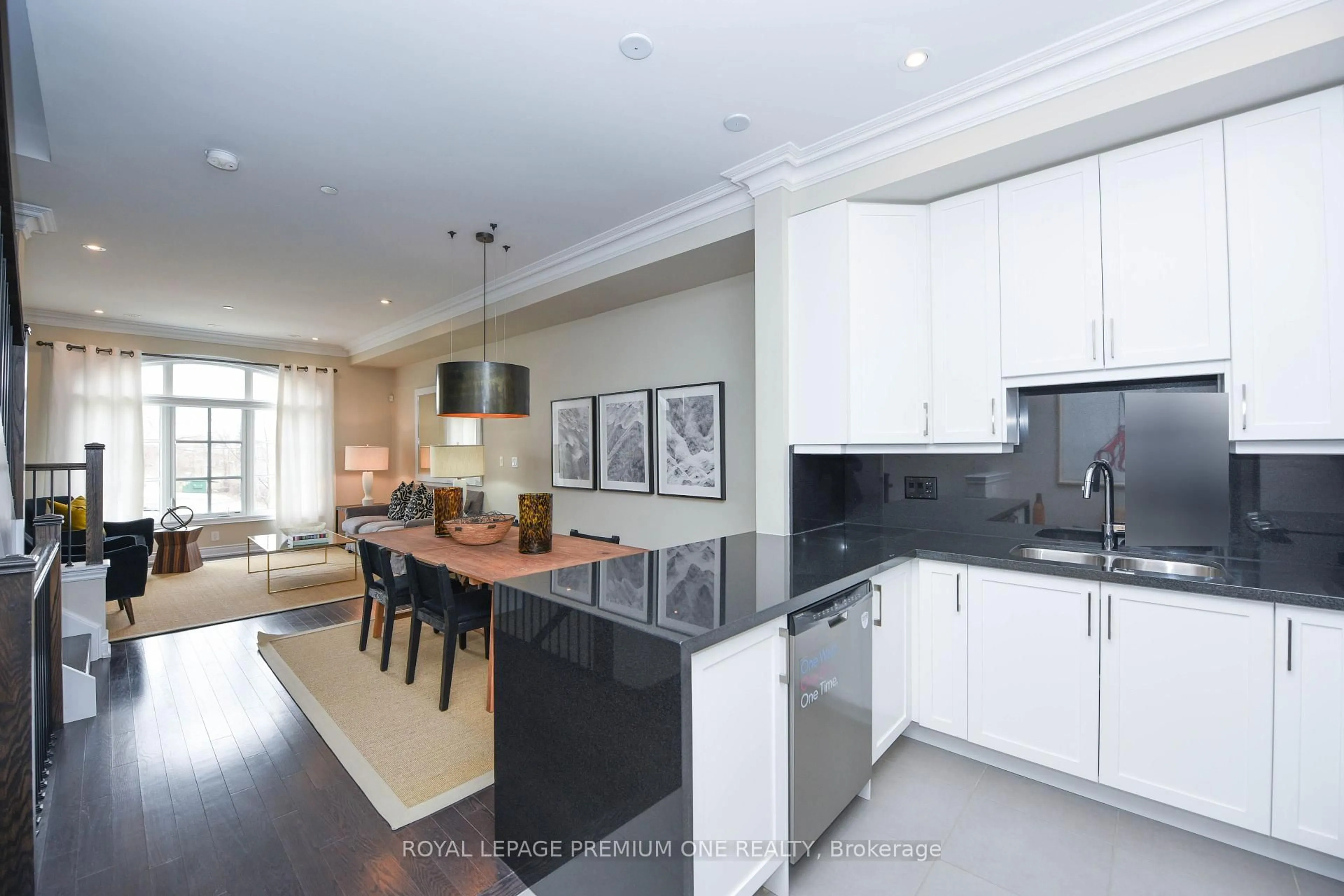 Open concept kitchen, ceramic/tile floor for 6A ACORN Ave, Toronto Ontario M9B 0B7