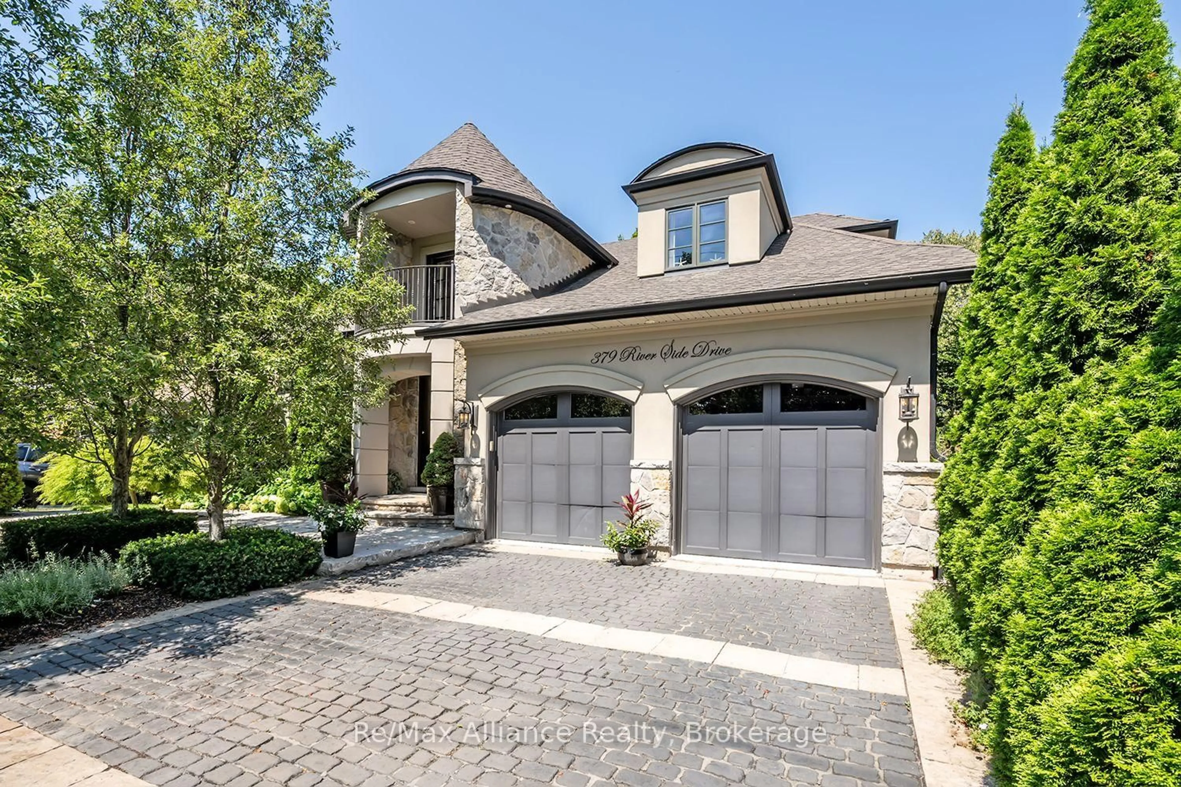 Home with brick exterior material, street for 379 River Side Dr, Oakville Ontario L6K 3N6