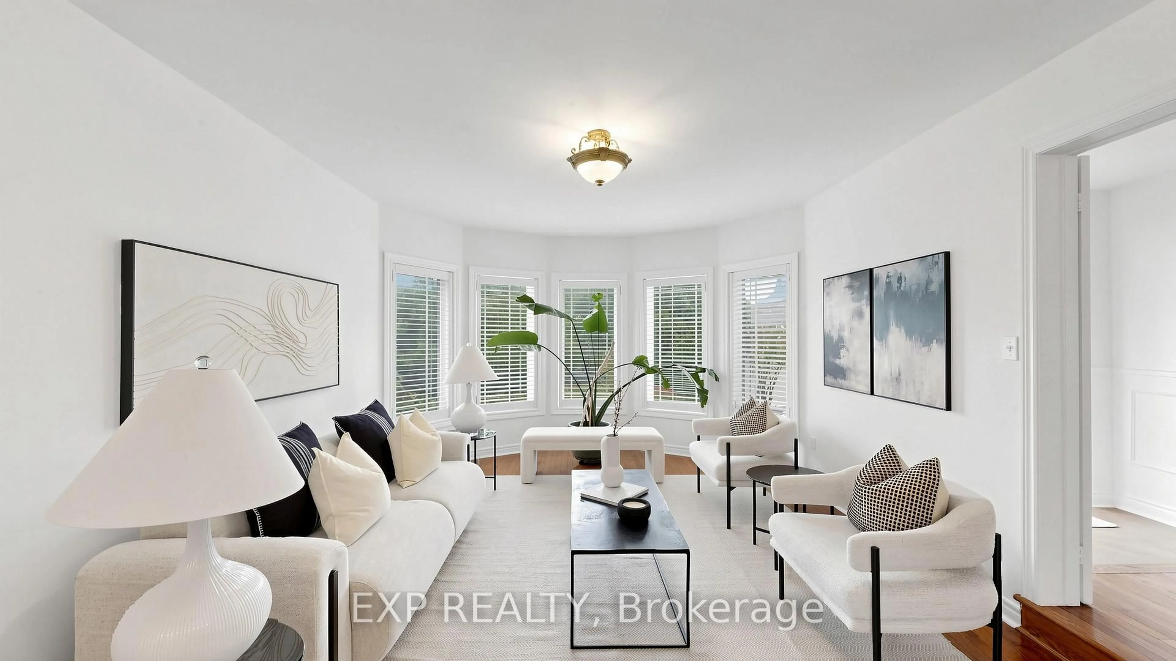 Living room with furniture, ceramic/tile floor for 16 Curry Cres, Halton Hills Ontario L7G 5L4