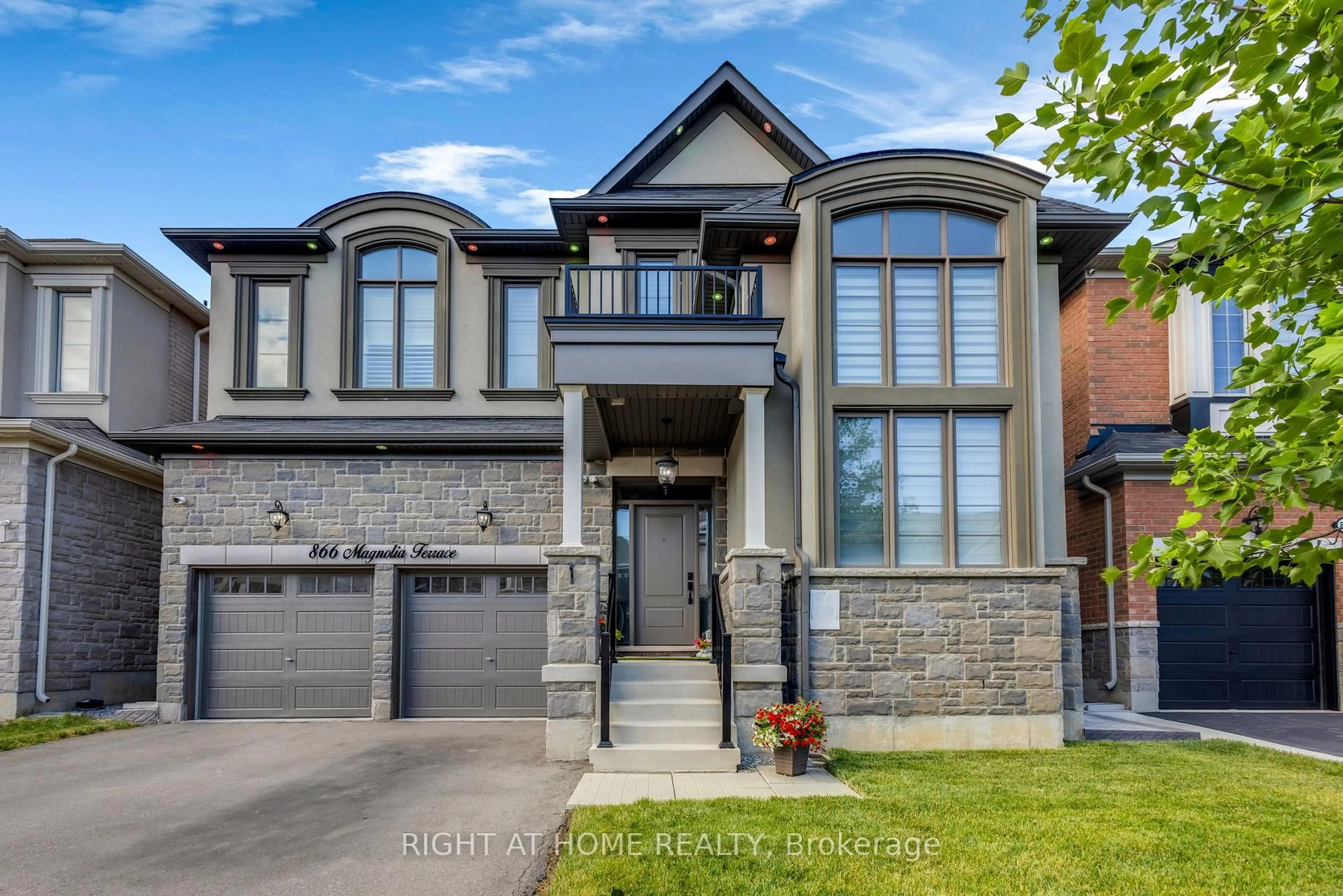 Home with brick exterior material, street for 866 Magnolia Terr, Milton Ontario L9E 1R2