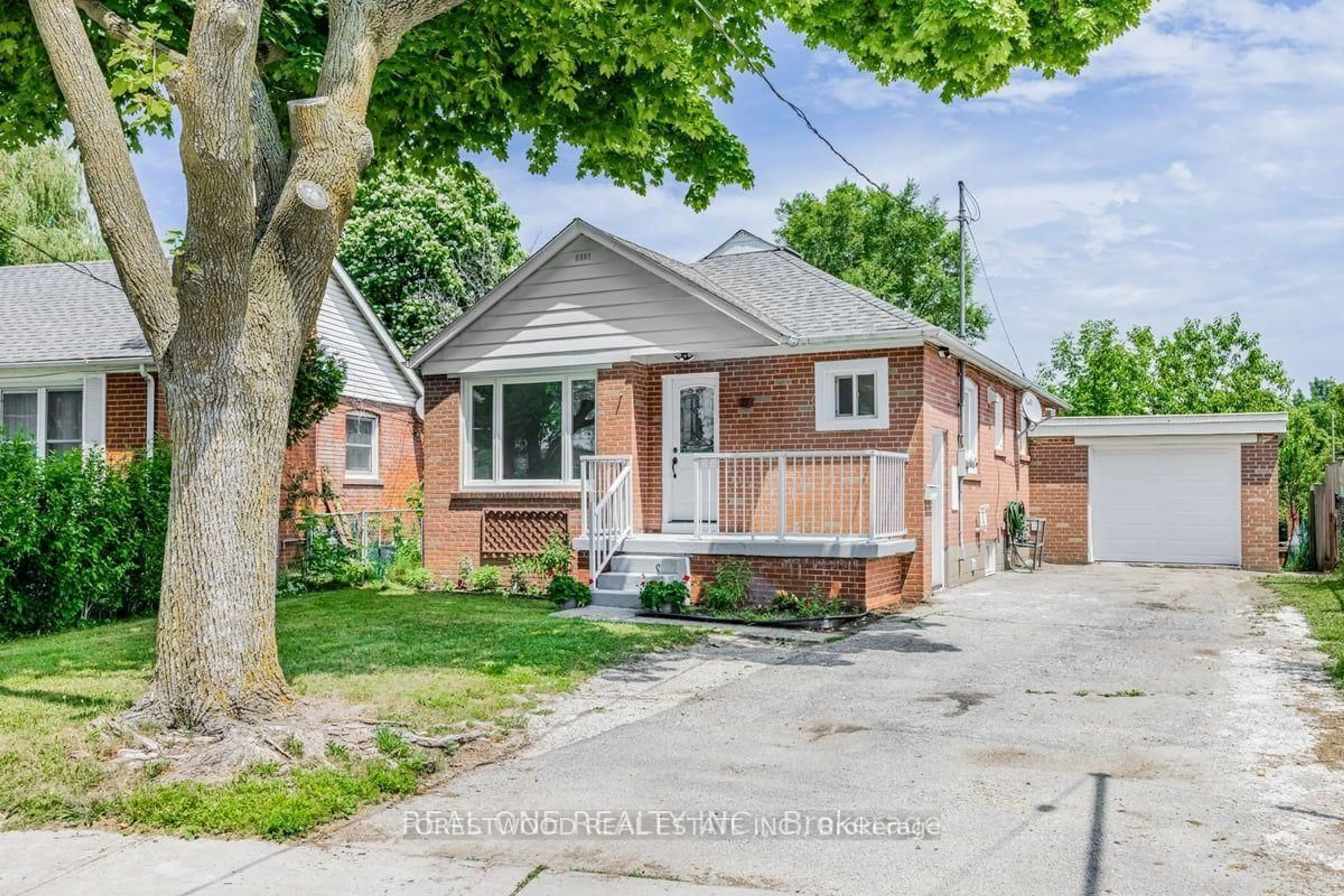 Home with brick exterior material, street for 27 Snaresbrook Dr, Toronto Ontario M9W 2N5