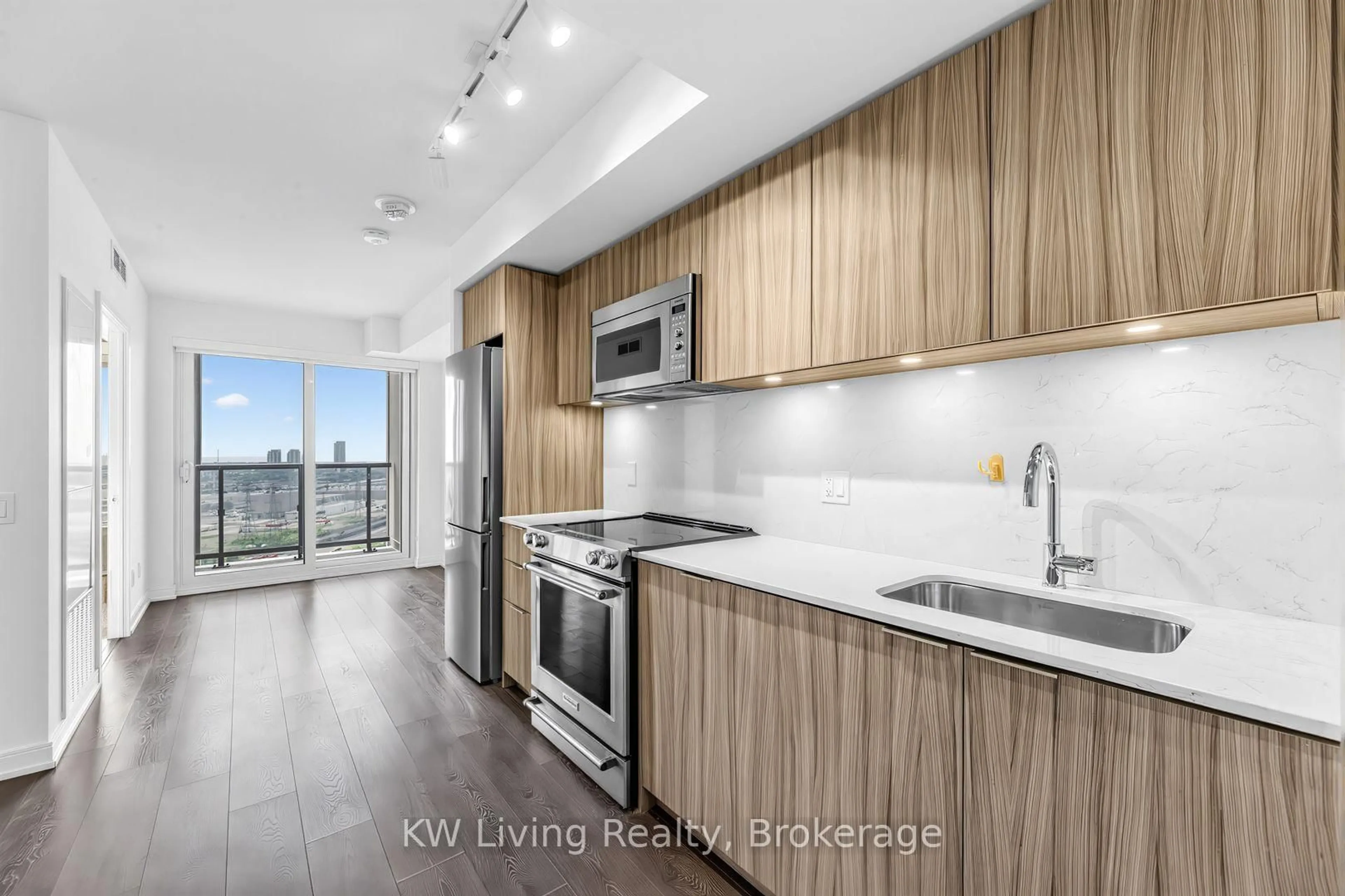 Open concept kitchen, unknown for 30 Samuel Wood Way #2009, Toronto Ontario M9B 0C9