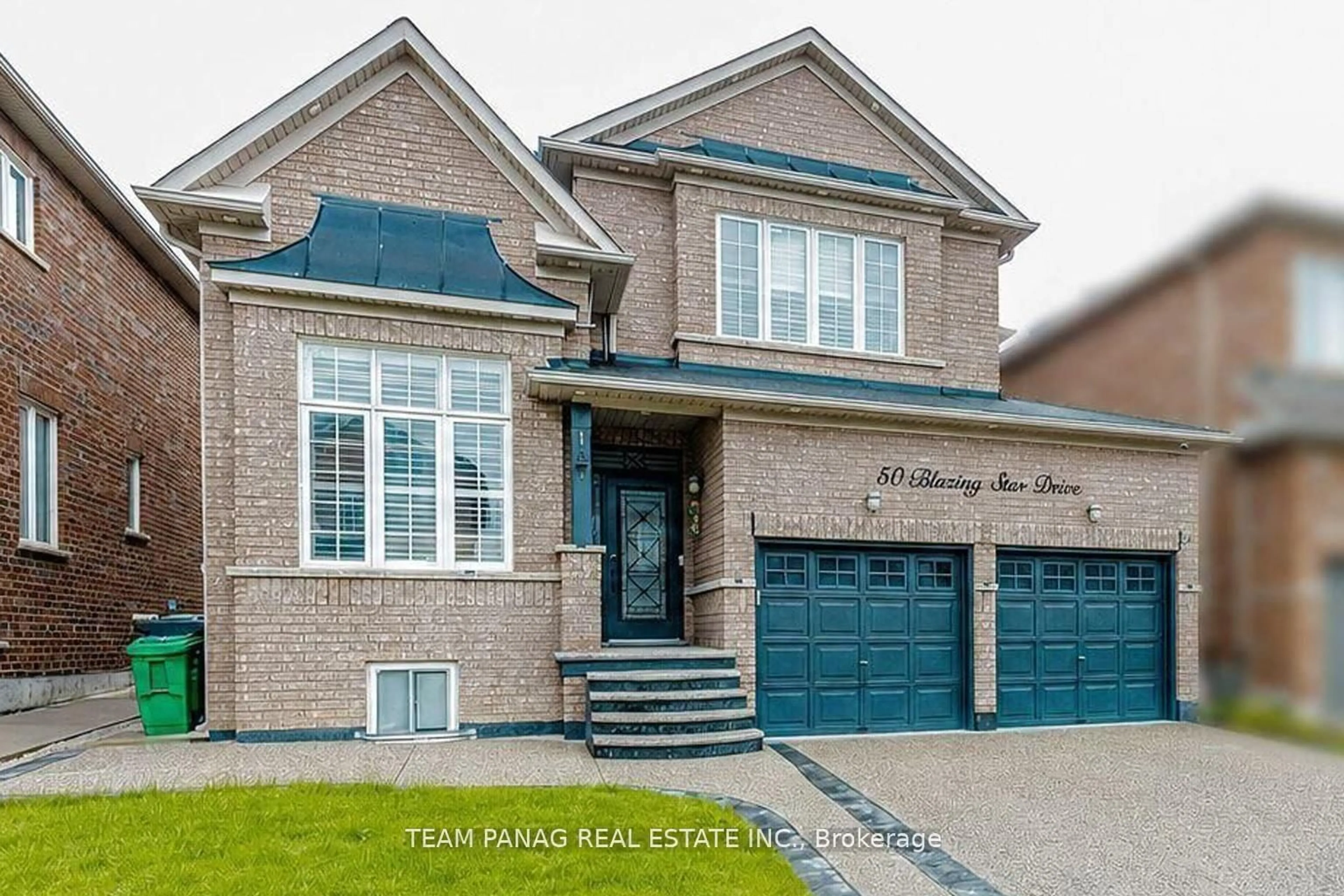 Home with brick exterior material, street for 50 Blazing Star Dr, Brampton Ontario L6R 3E7