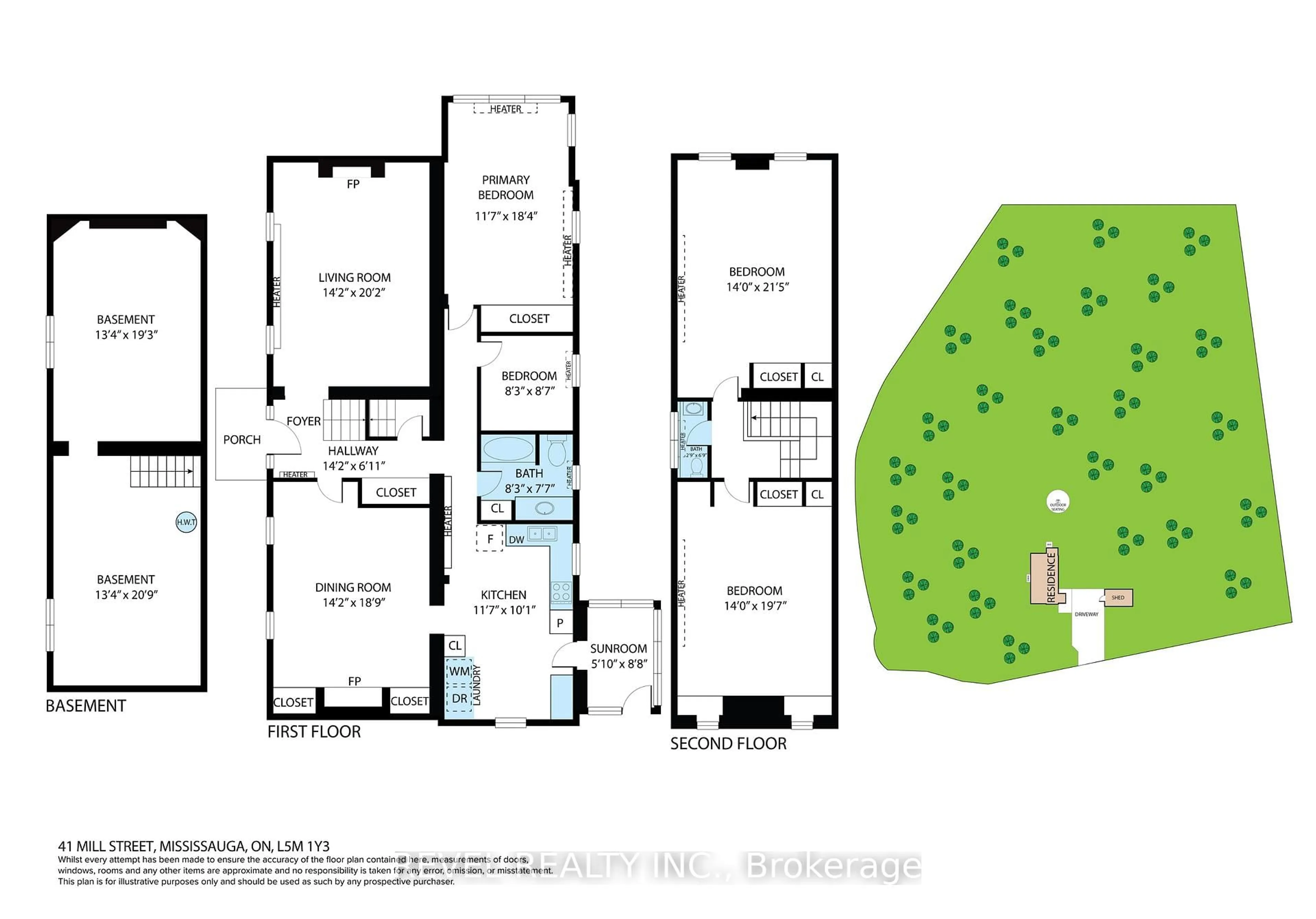 Floor plan for 41 Mill St, Mississauga Ontario L5M 1Y3