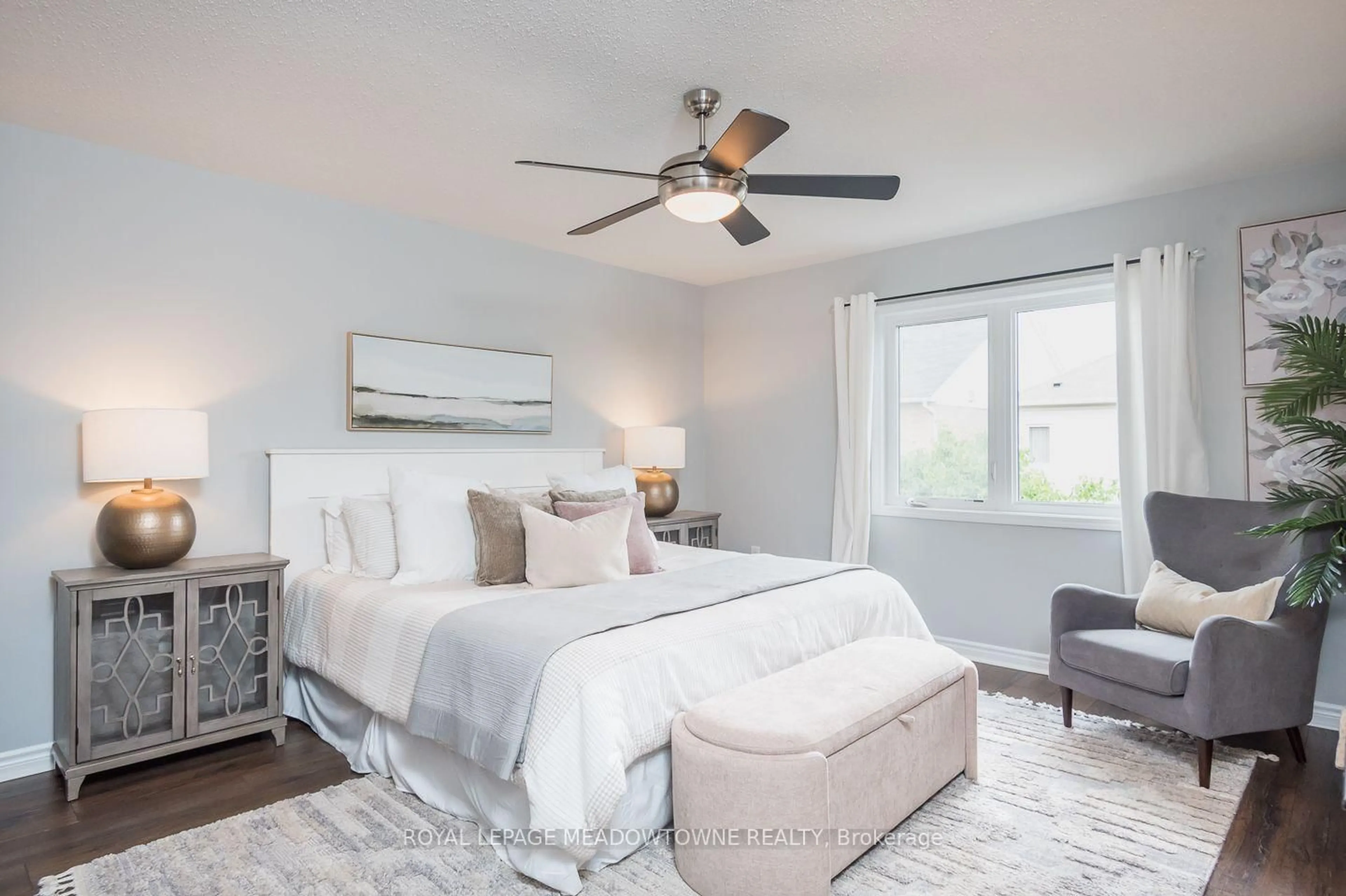 Bedroom with bed, unknown for 1185 Biason Circ, Milton Ontario L9T 8S7