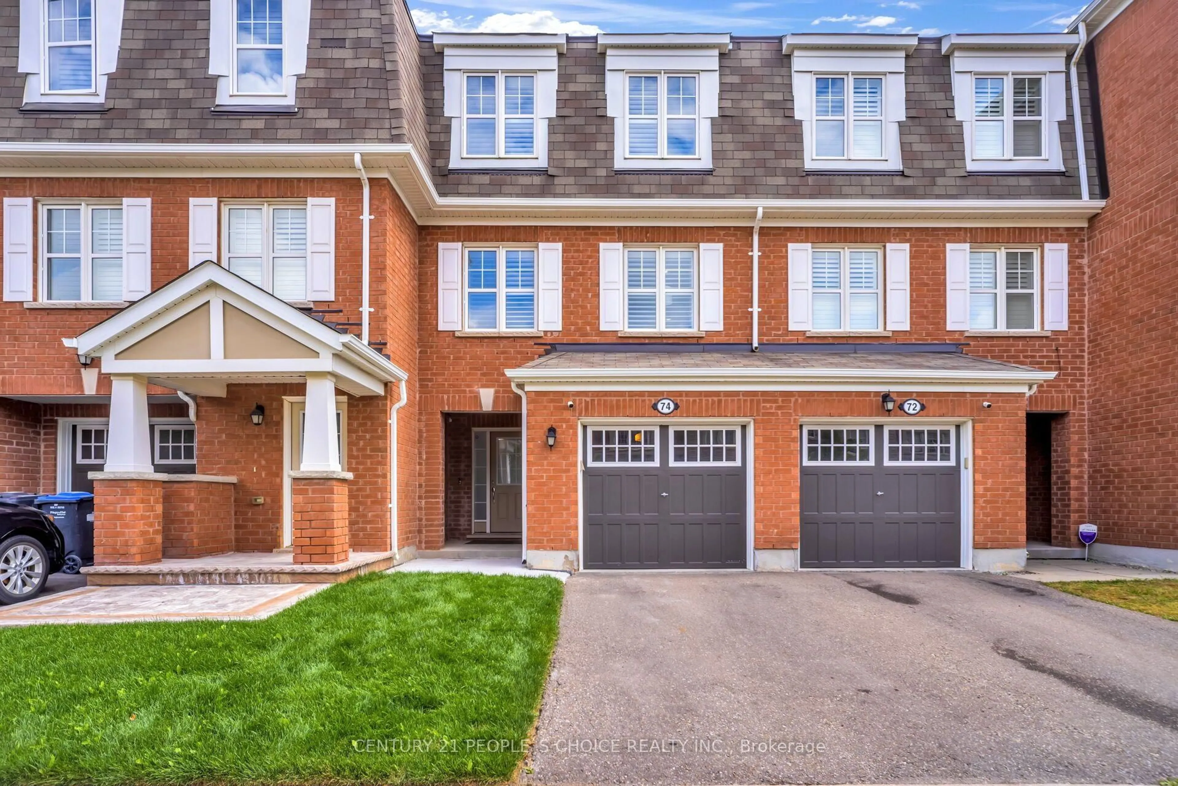 Home with brick exterior material, street for 74 Metro Cres, Brampton Ontario L7A 4P1