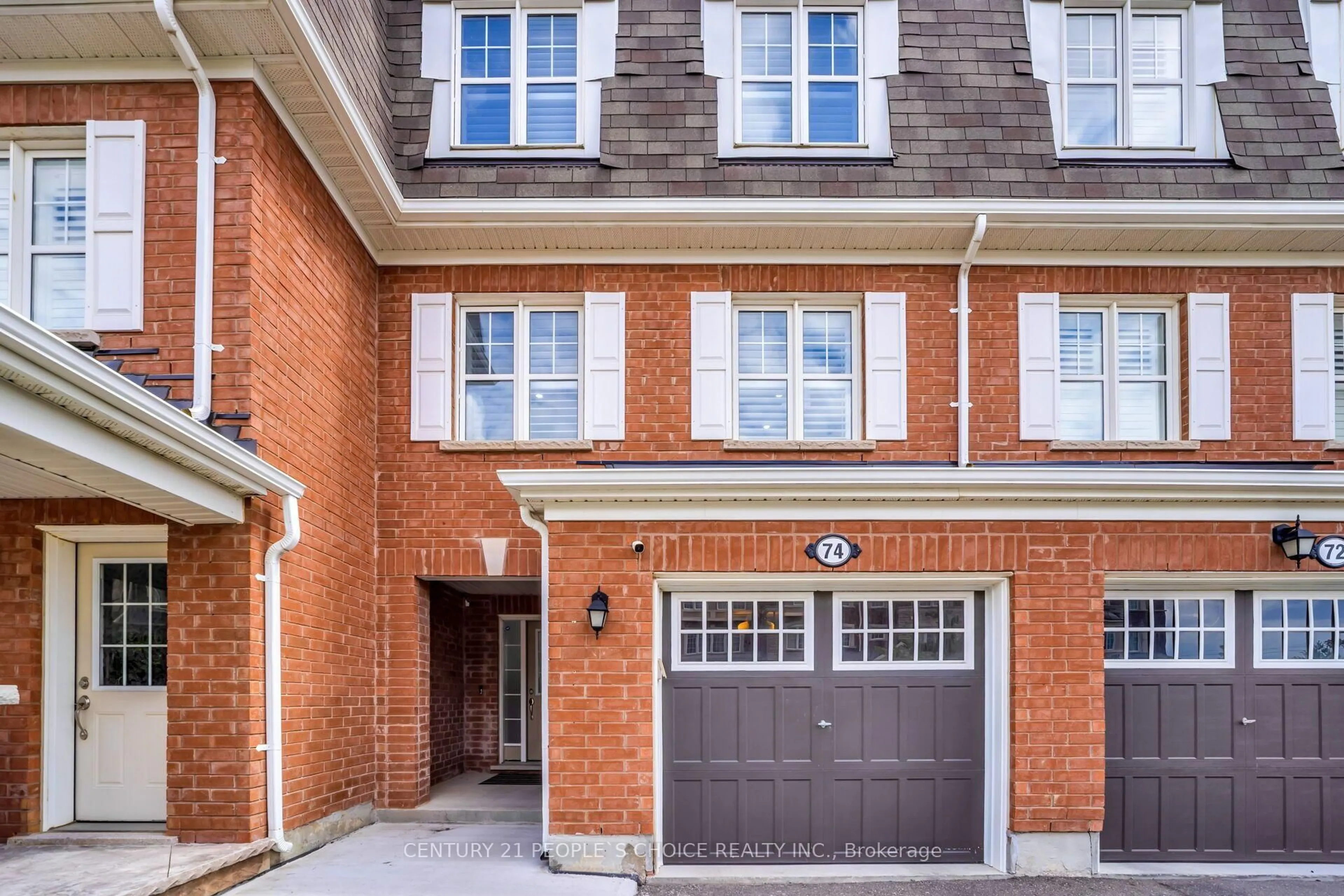 Home with brick exterior material, street for 74 Metro Cres, Brampton Ontario L7A 4P1