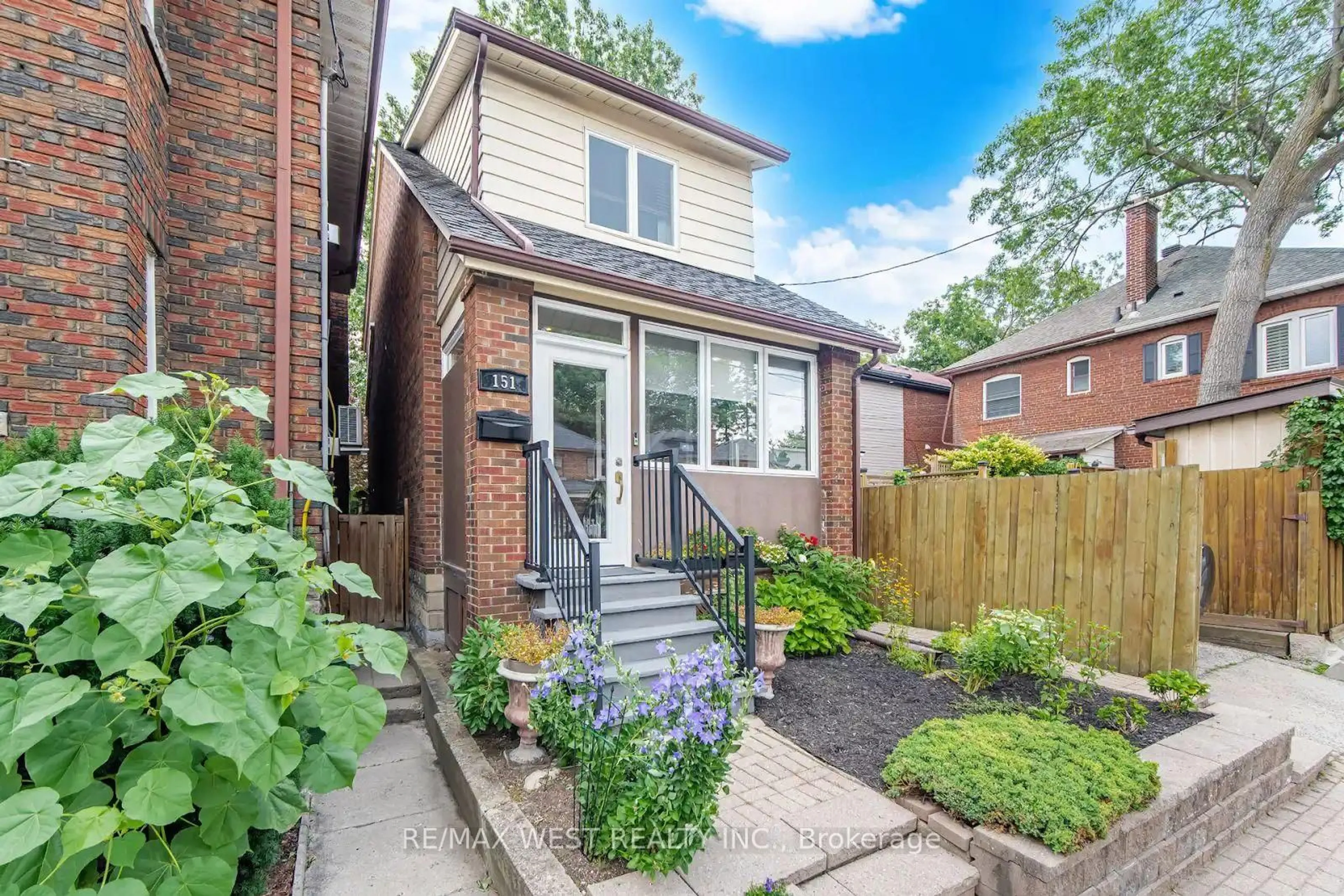 Home with brick exterior material, street for 151 Jane St, Toronto Ontario M6S 3Y8