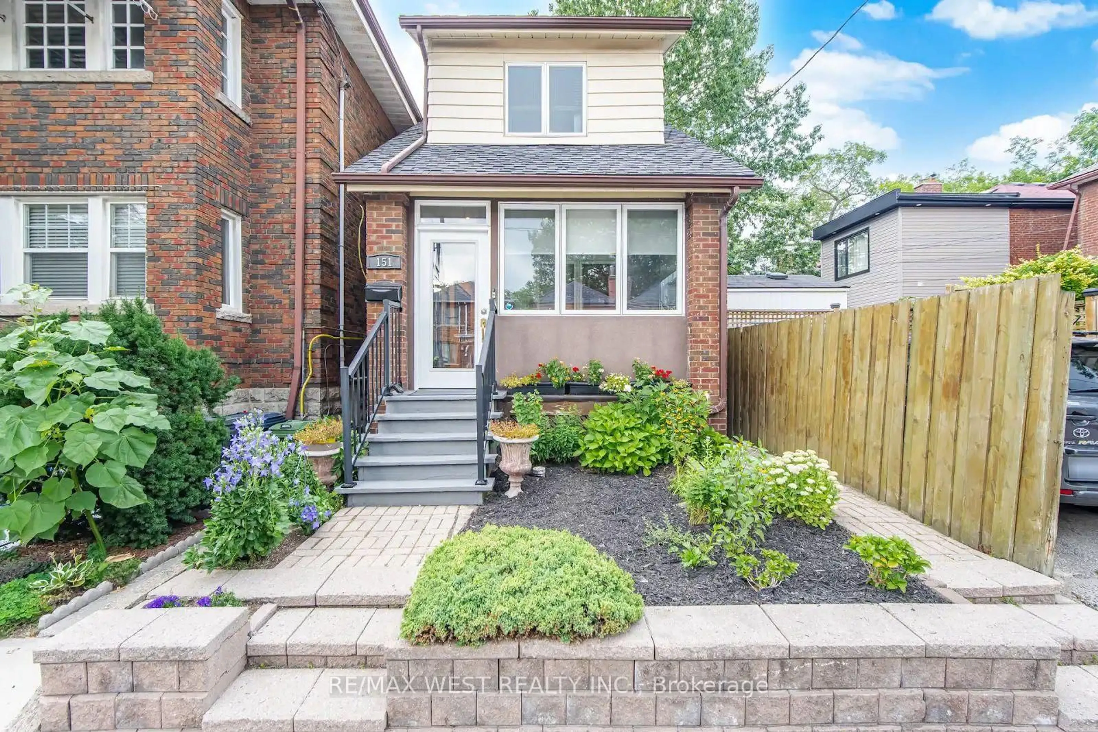 Home with brick exterior material, street for 151 Jane St, Toronto Ontario M6S 3Y8