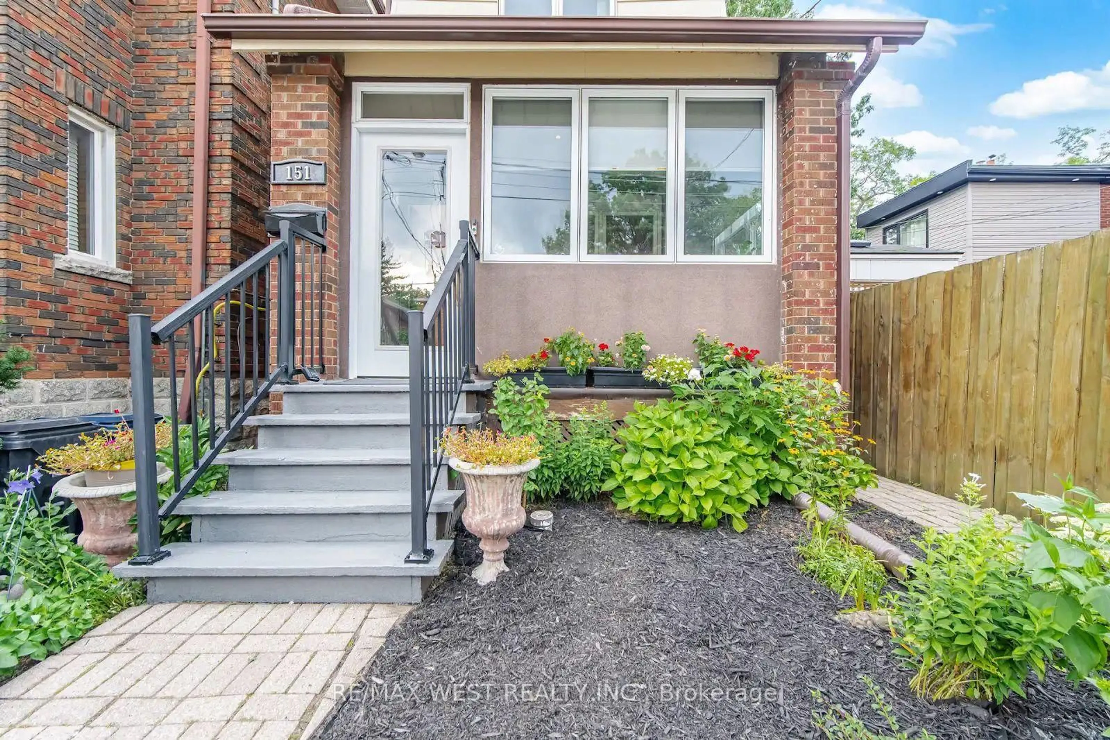 Home with brick exterior material, street for 151 Jane St, Toronto Ontario M6S 3Y8
