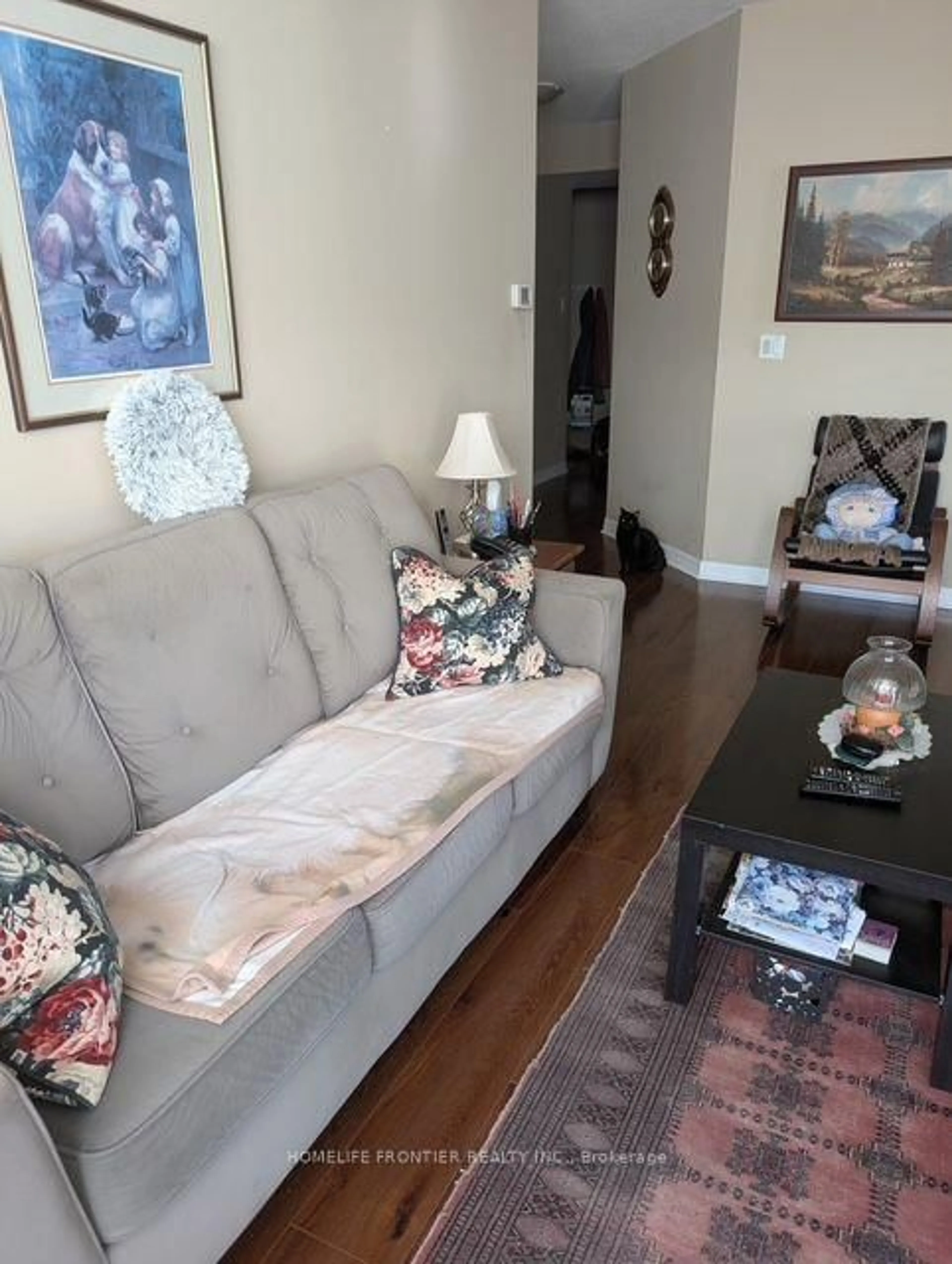 Living room with furniture, unknown for 1359 Rathburn Rd #1009, Mississauga Ontario L4W 5P7