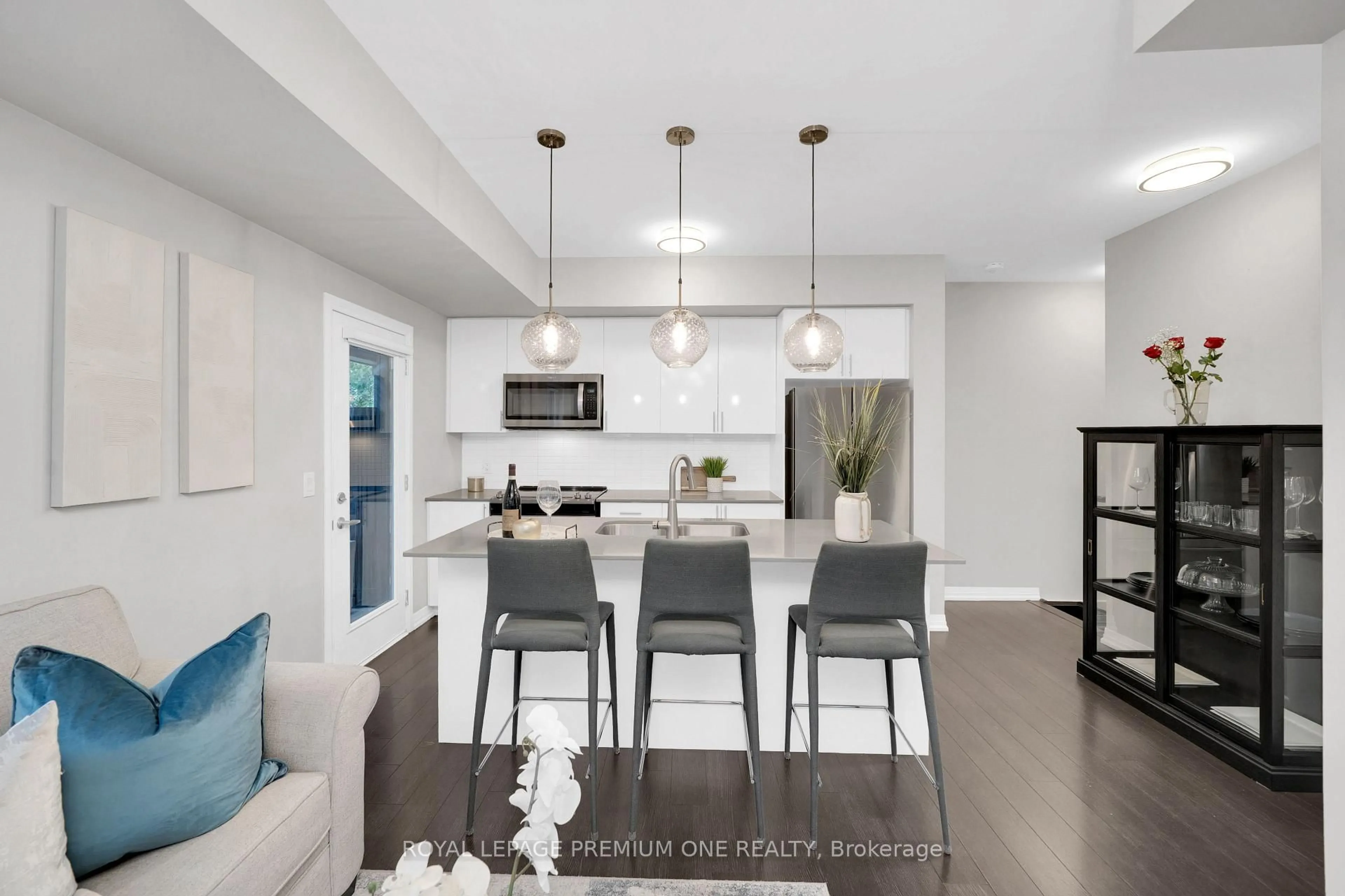 Open concept kitchen, unknown for 1202 Main St #108, Milton Ontario L9T 9K8