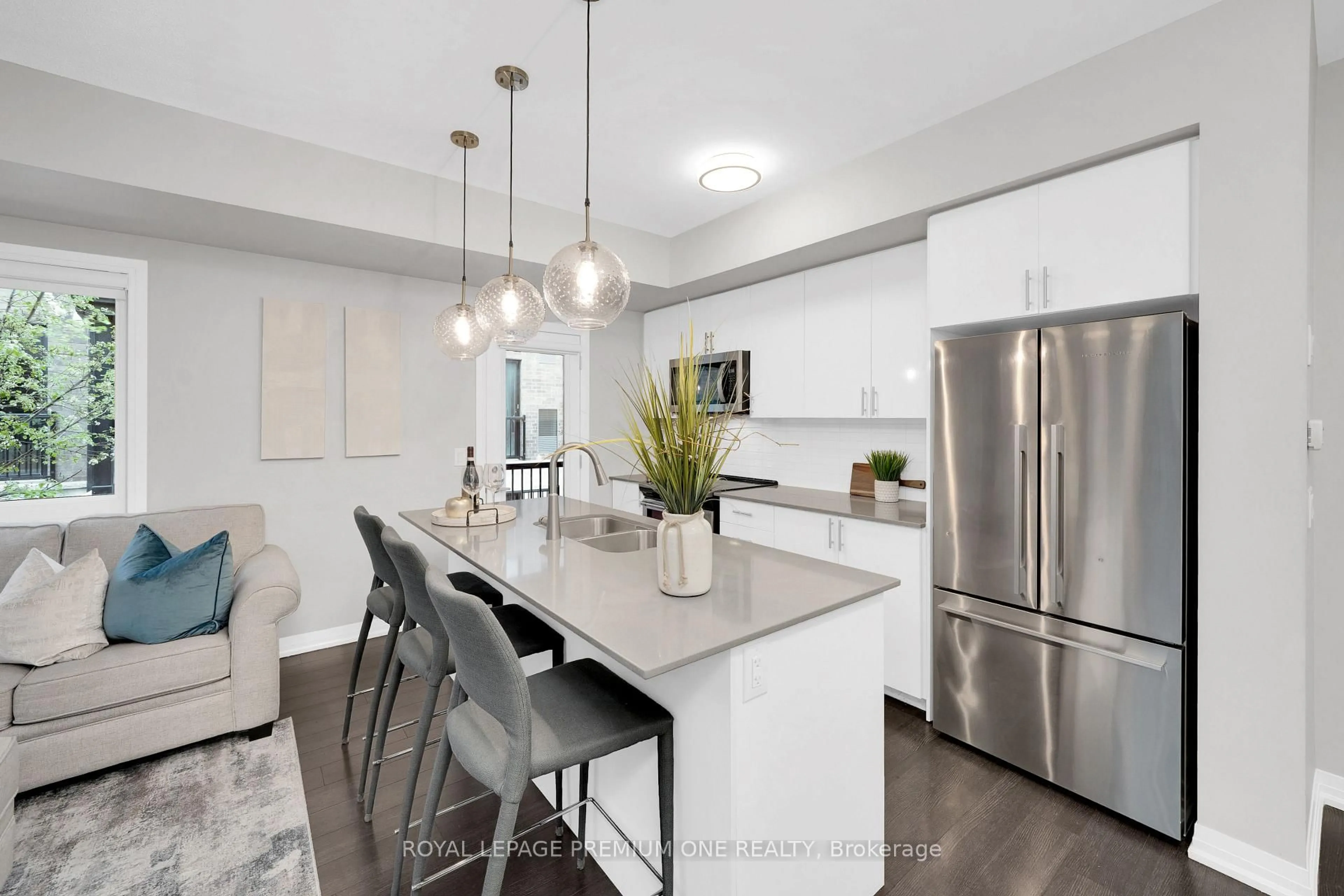 Open concept kitchen, unknown for 1202 Main St #108, Milton Ontario L9T 9K8