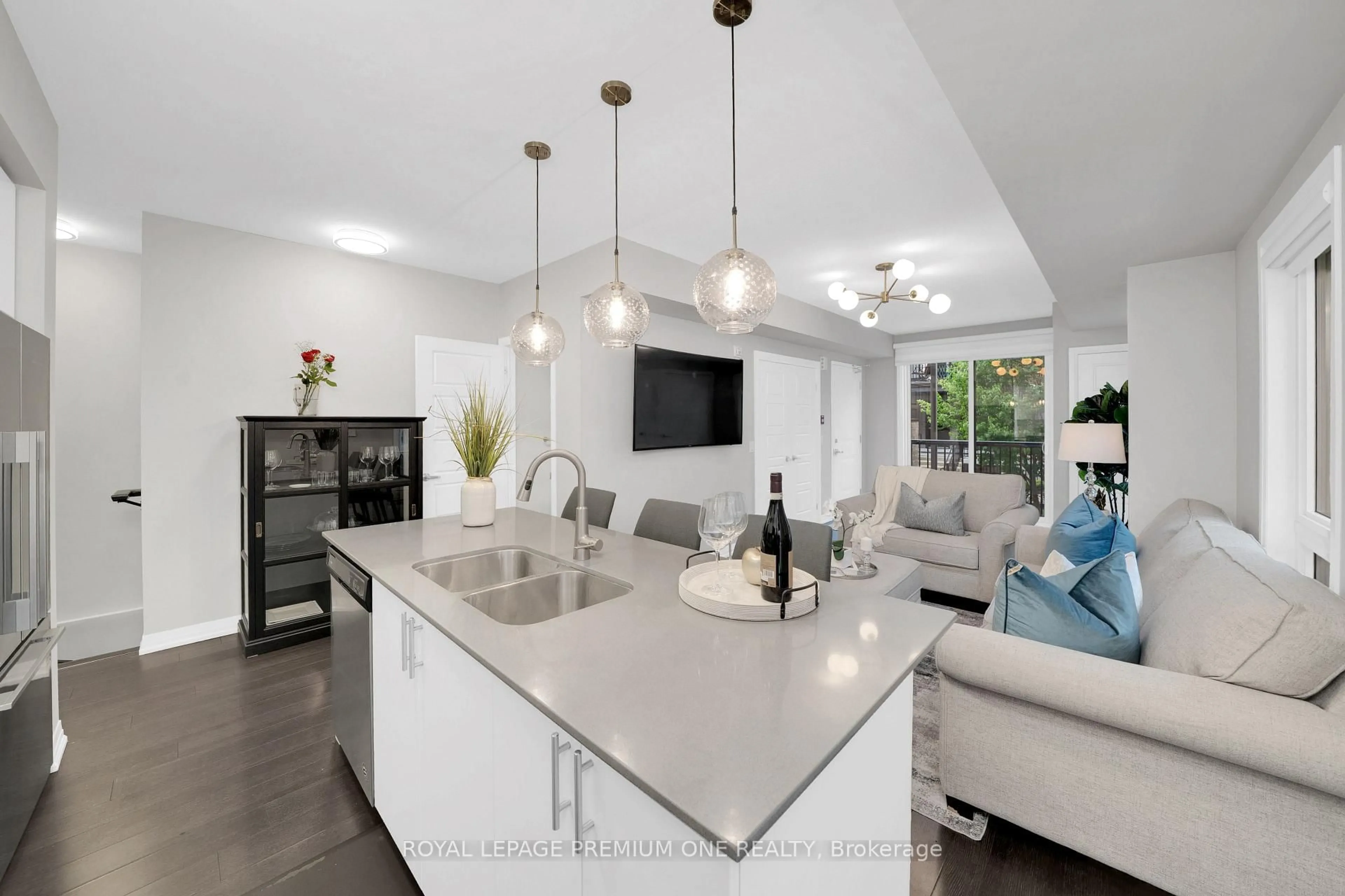 Open concept kitchen, unknown for 1202 Main St #108, Milton Ontario L9T 9K8