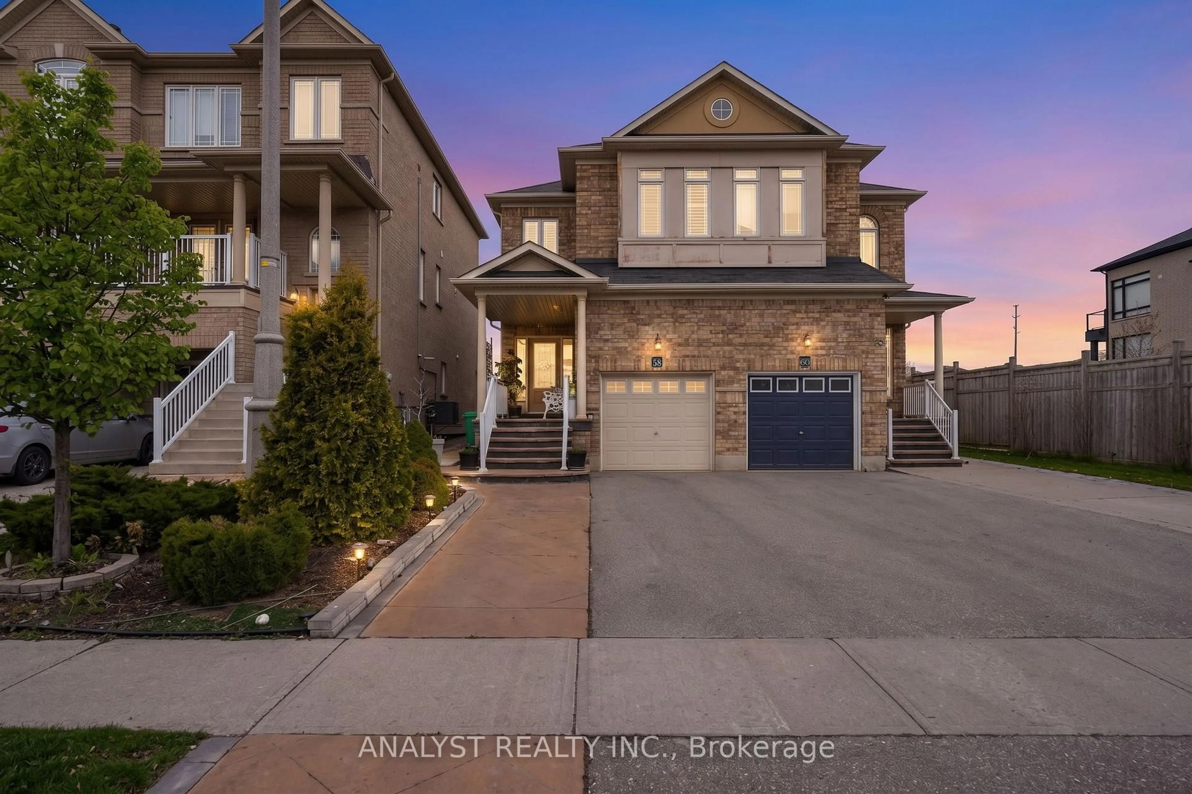 Home with brick exterior material, street for 58 Saint Grace Crt, Brampton Ontario L6P 3B9