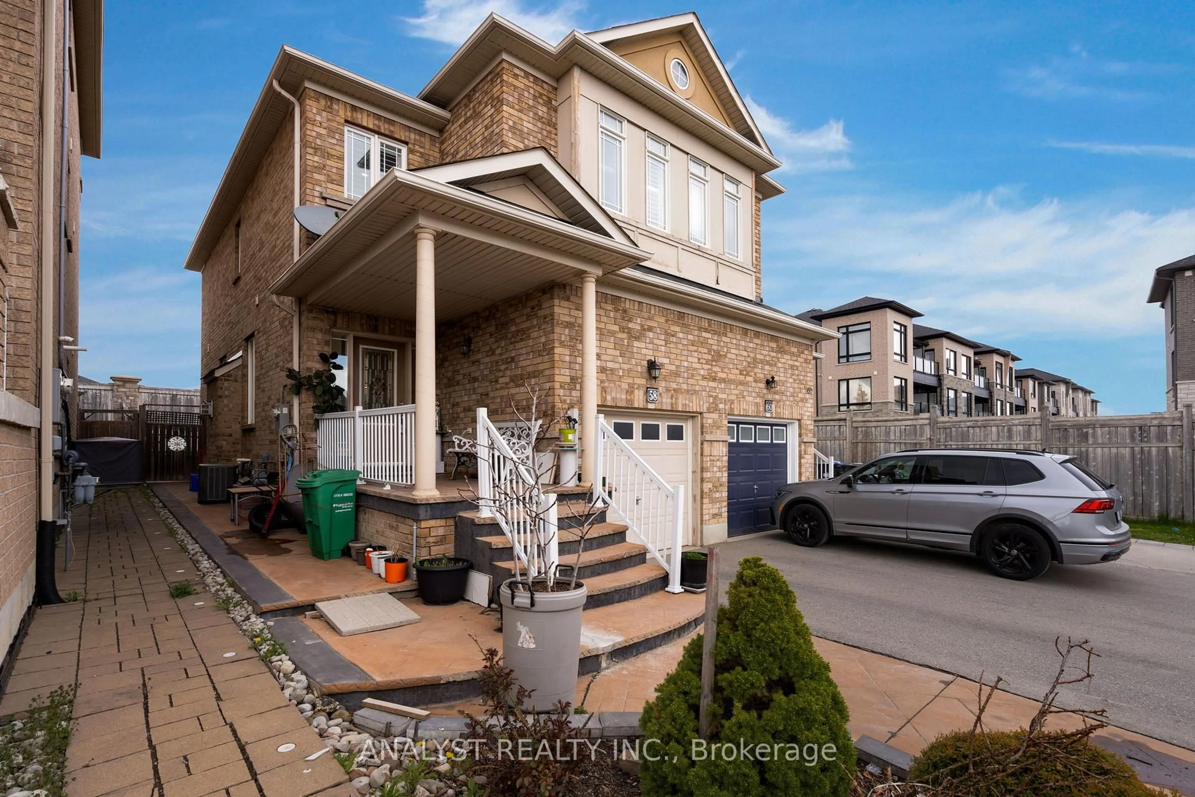 Home with vinyl exterior material, street for 58 Saint Grace Crt, Brampton Ontario L6P 3B9