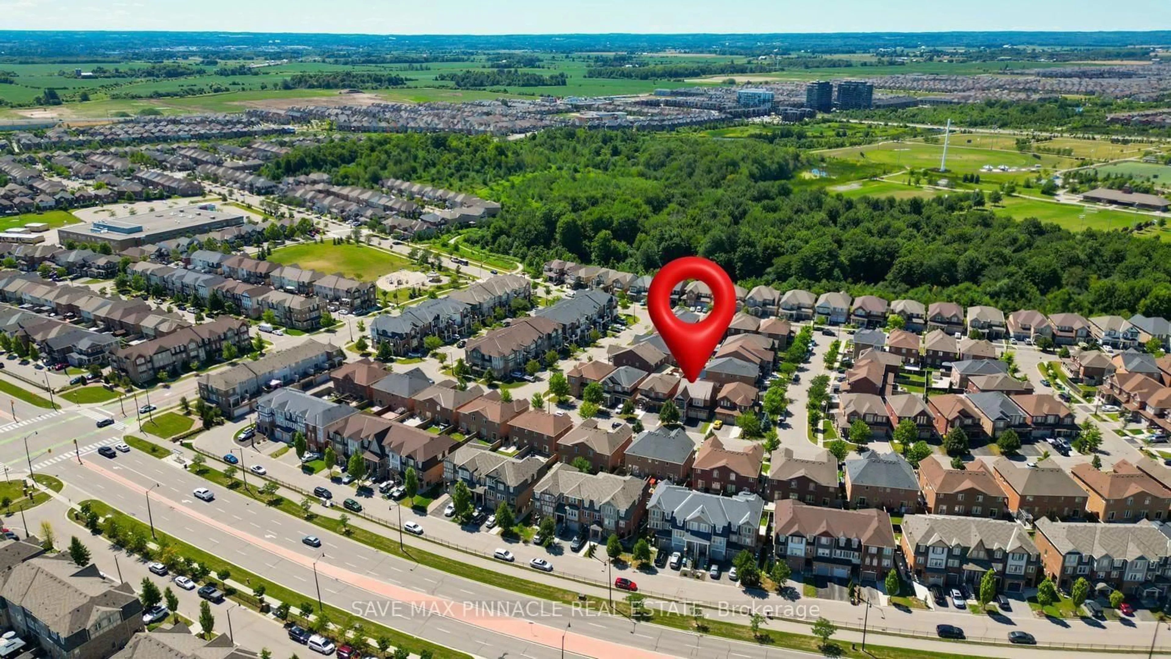 A pic from outside/outdoor area/front of a property/back of a property/a pic from drone, street for 16 Baby Pointe Tr, Brampton Ontario L7A 0W3