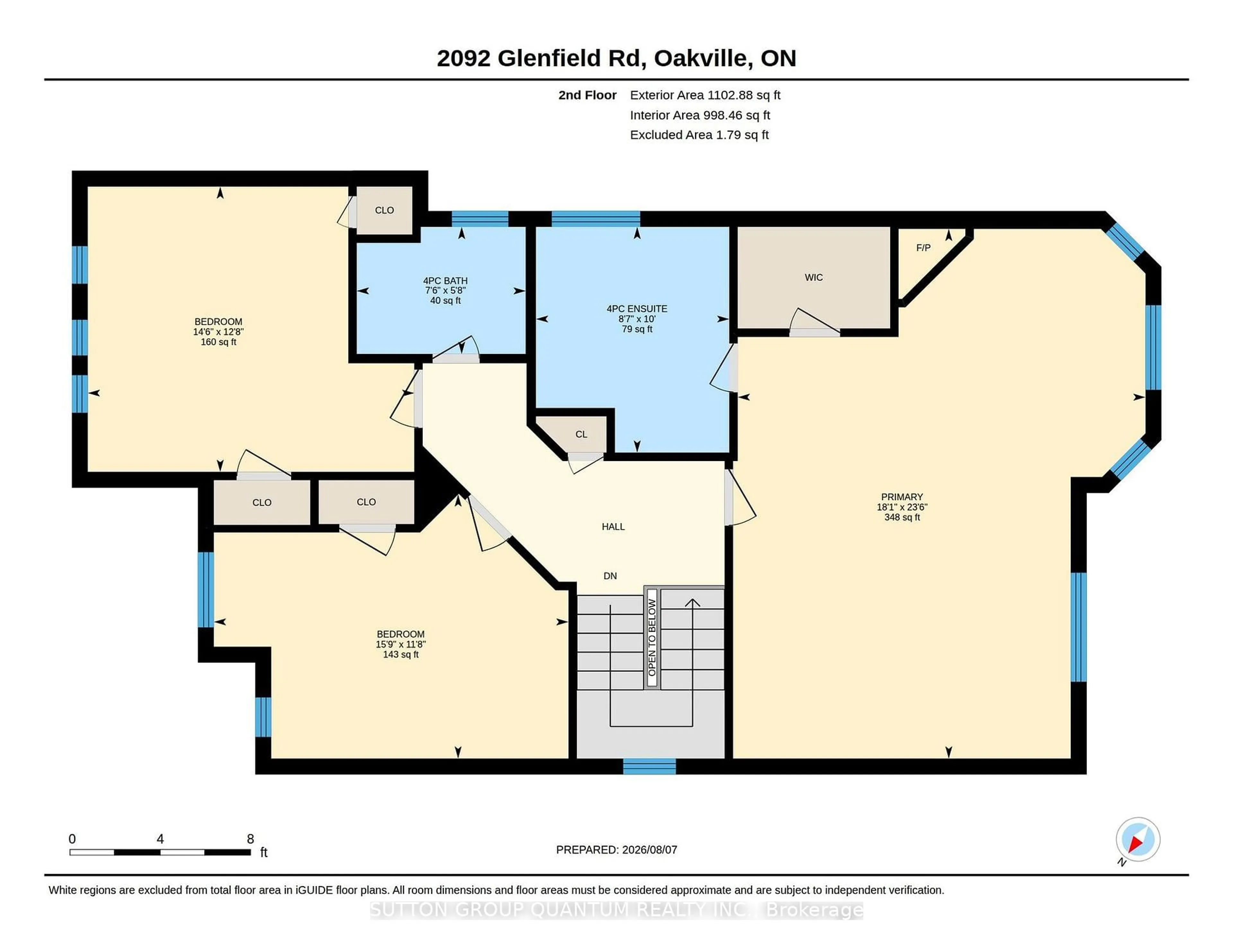 Floor plan for 2092 Glenfield Rd, Oakville Ontario L6M 3S4