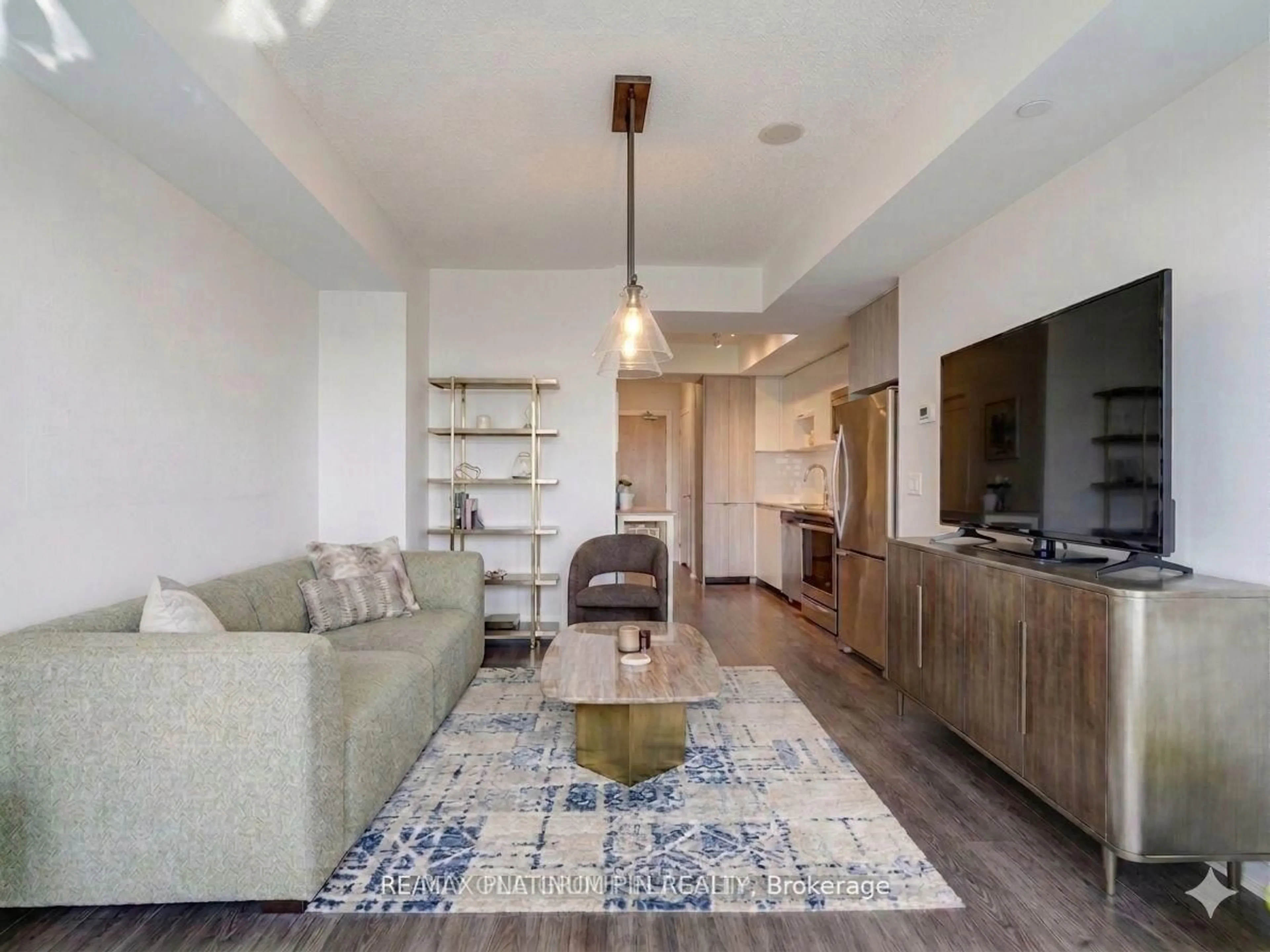 Living room with furniture, unknown for 9 Valhalla Inn Rd #2405, Toronto Ontario M9B 0B2