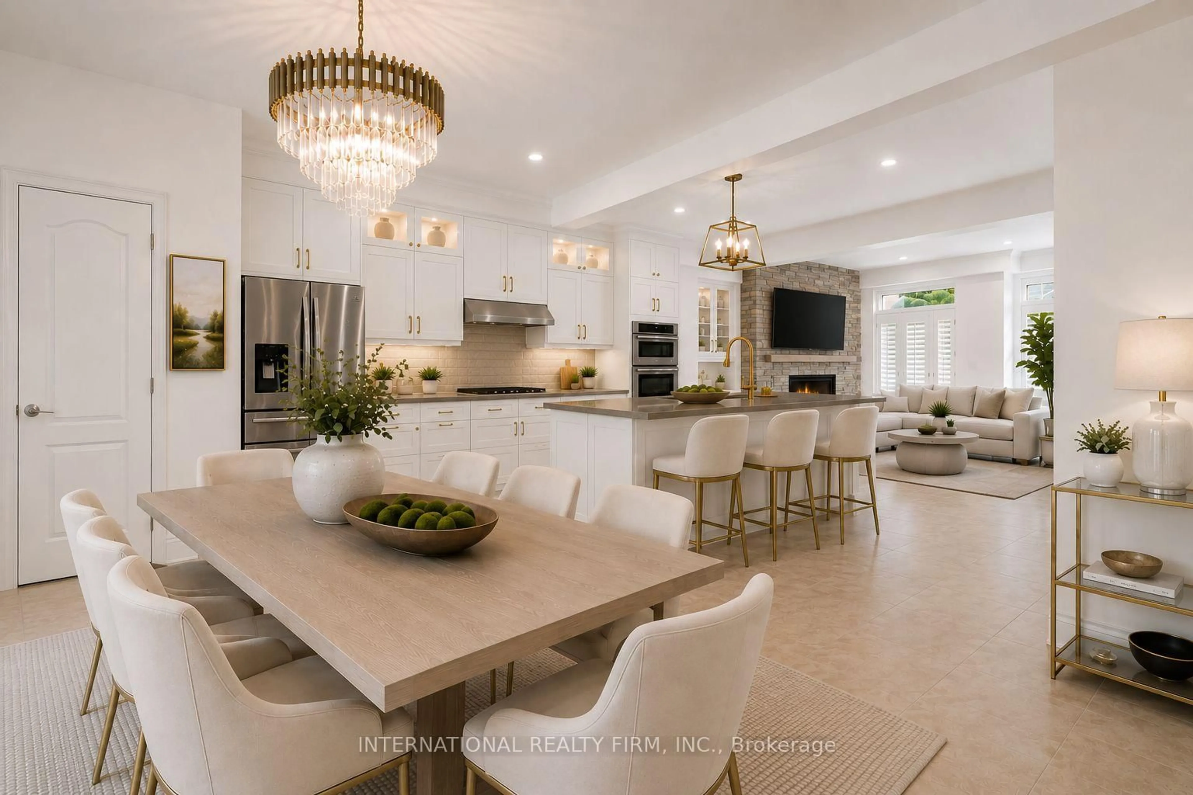 Open concept kitchen, ceramic/tile floor for 37-4135 Shipp Dr, Mississauga Ontario L4Z 0A7
