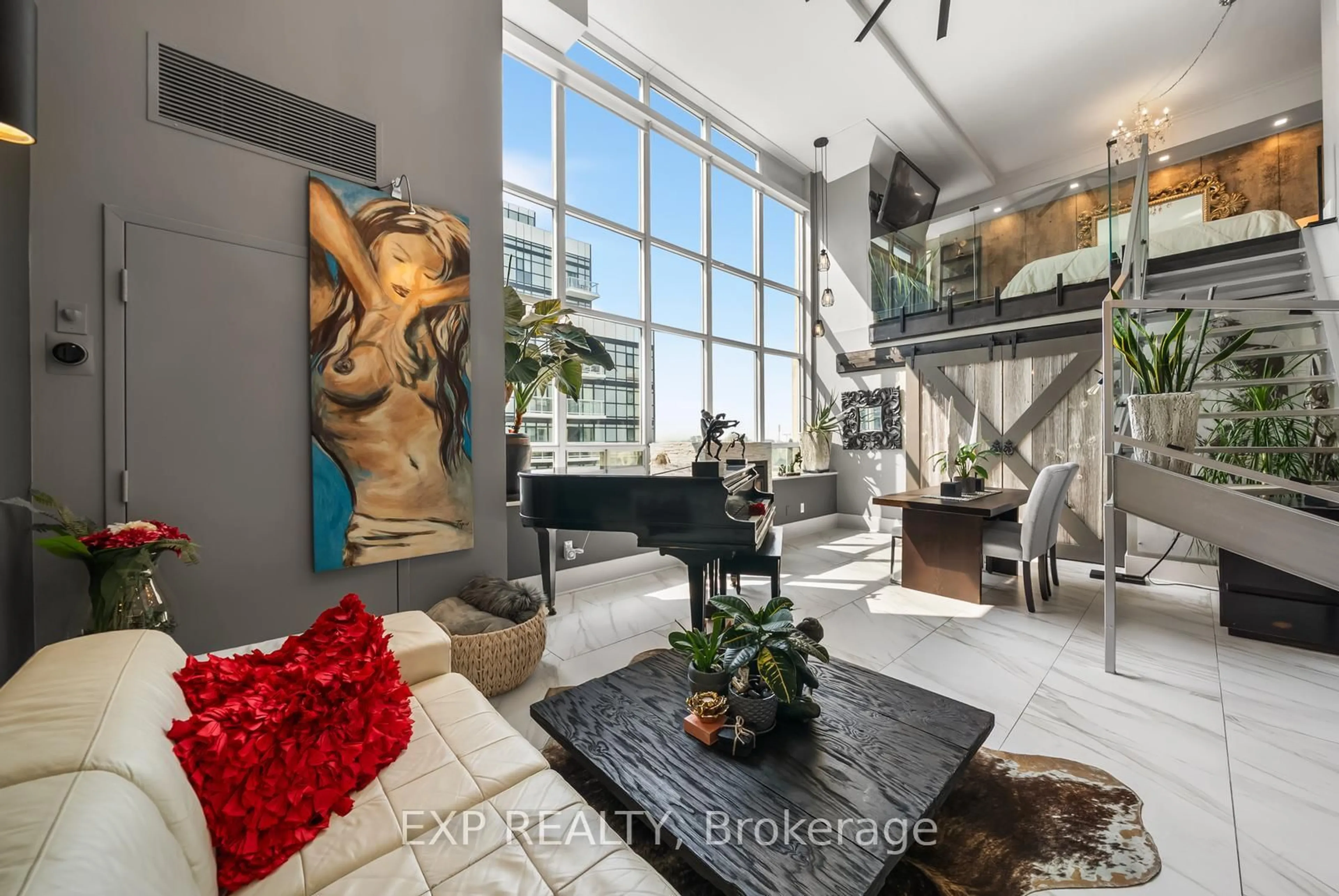 Indoor foyer for 300 Manitoba St #PH416, Toronto Ontario M8Y 4G6
