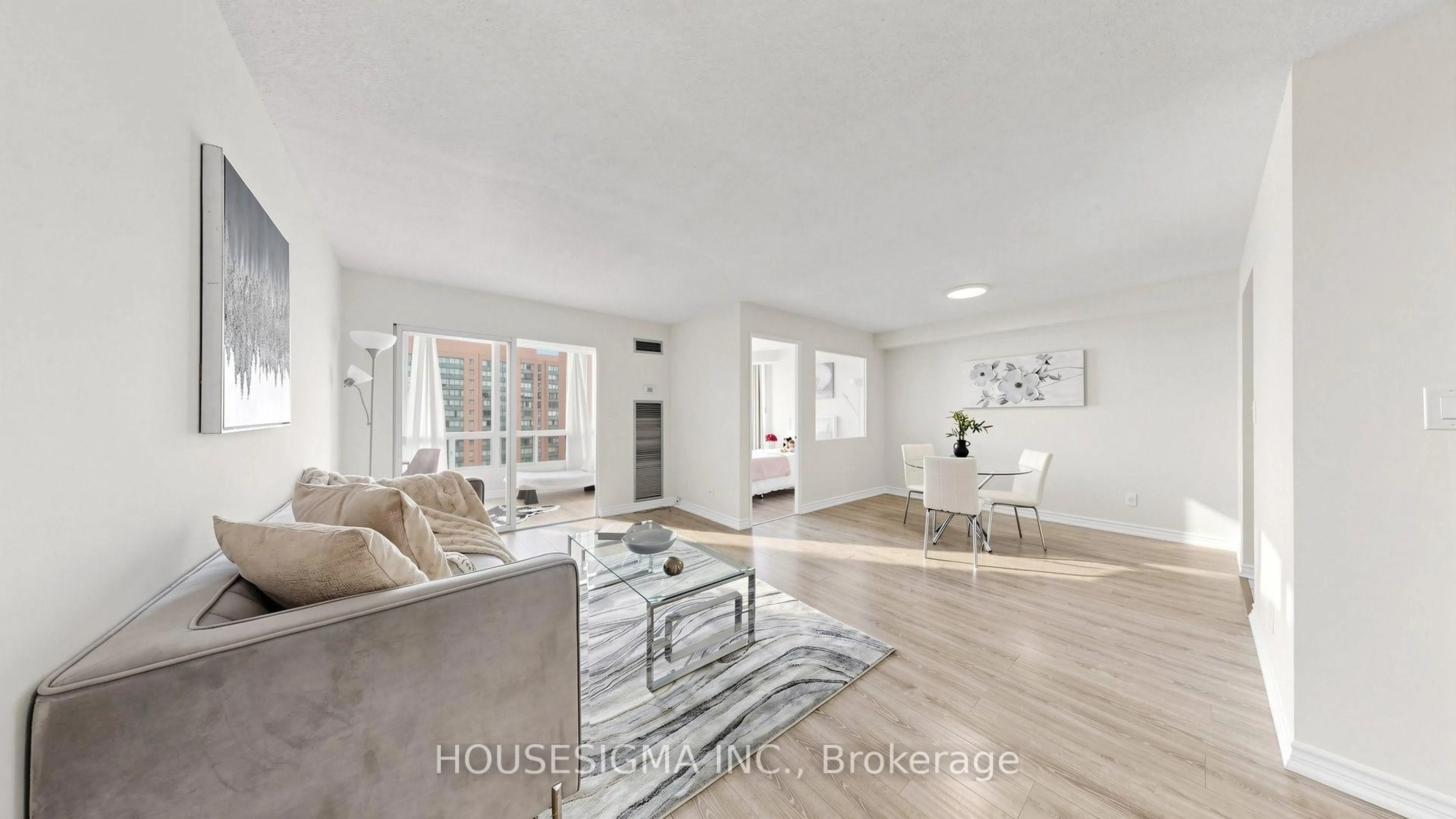 Living room with furniture, unknown for 155 Hillcrest Ave #1815, Mississauga Ontario L5B 3Z2