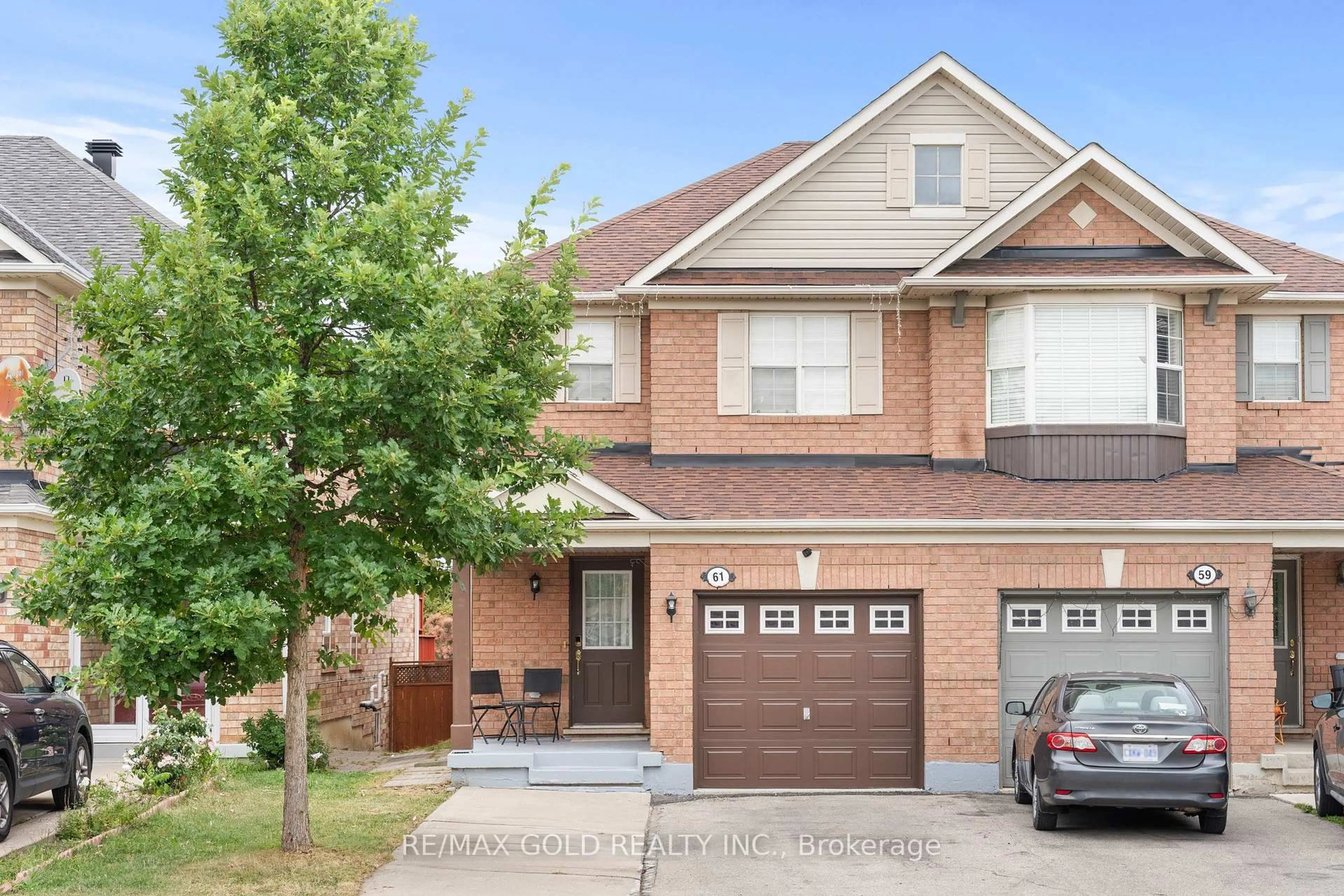 Home with brick exterior material, street for 61 Herdwick St, Brampton Ontario L6S 6L6