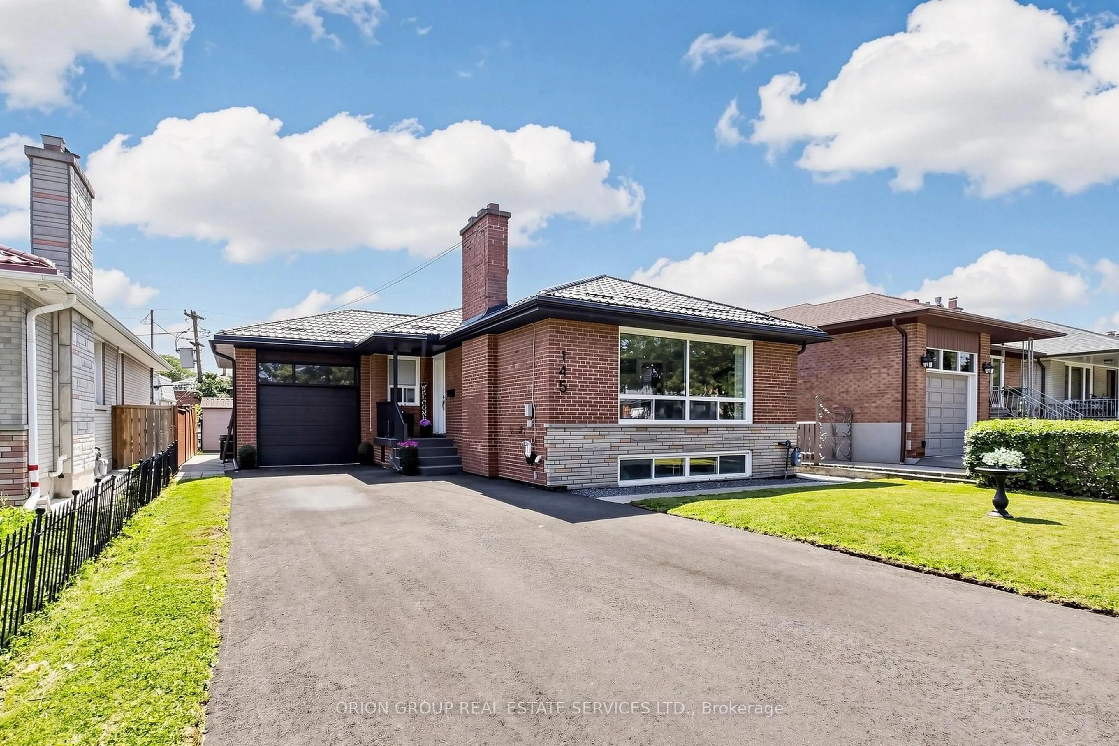 Home with brick exterior material, street for 145 Kingsview Blvd, Toronto Ontario M9R 1V7