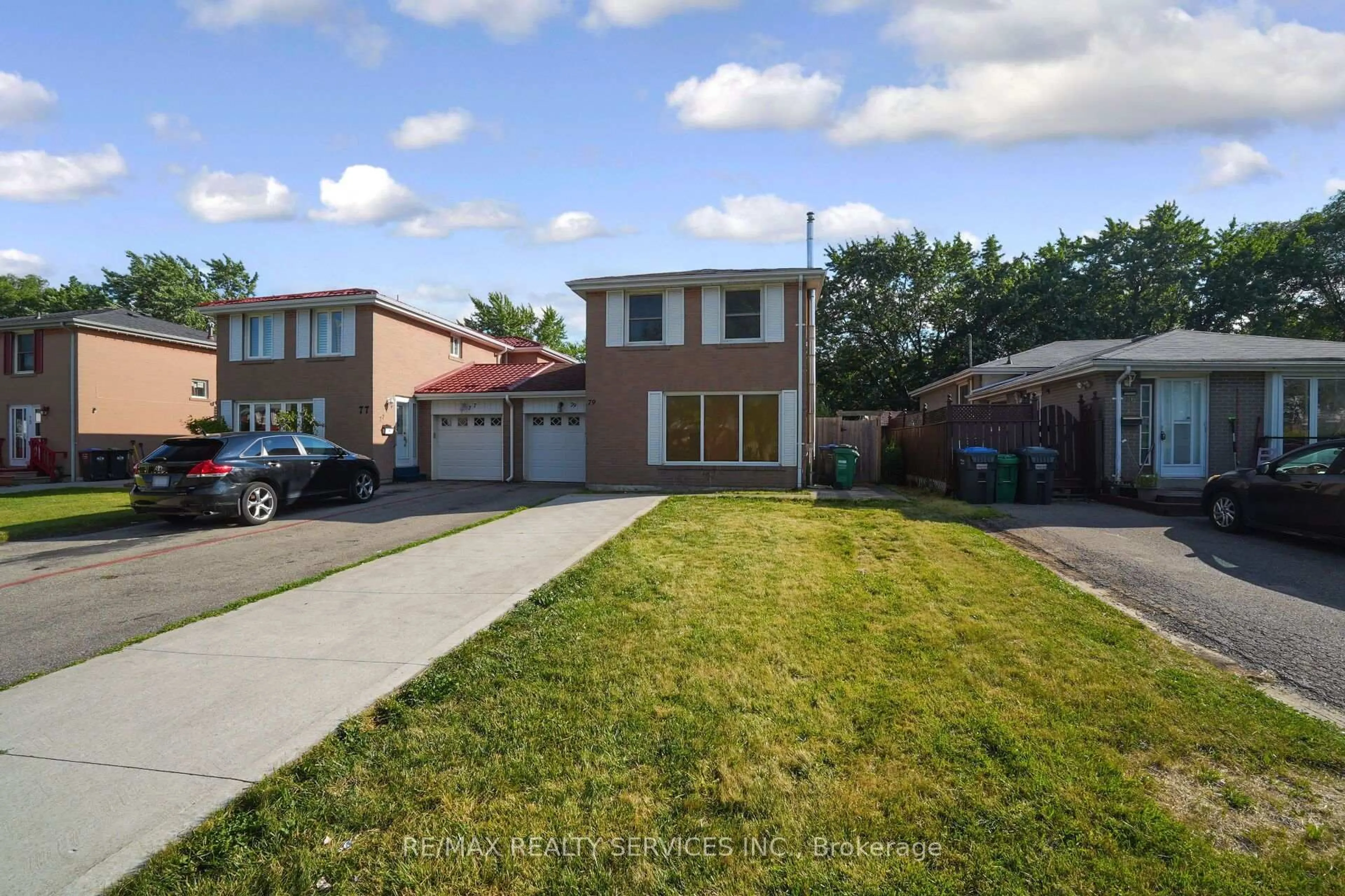Home with brick exterior material, street for 79 Cloverdale Dr, Brampton Ontario L6T 2T5