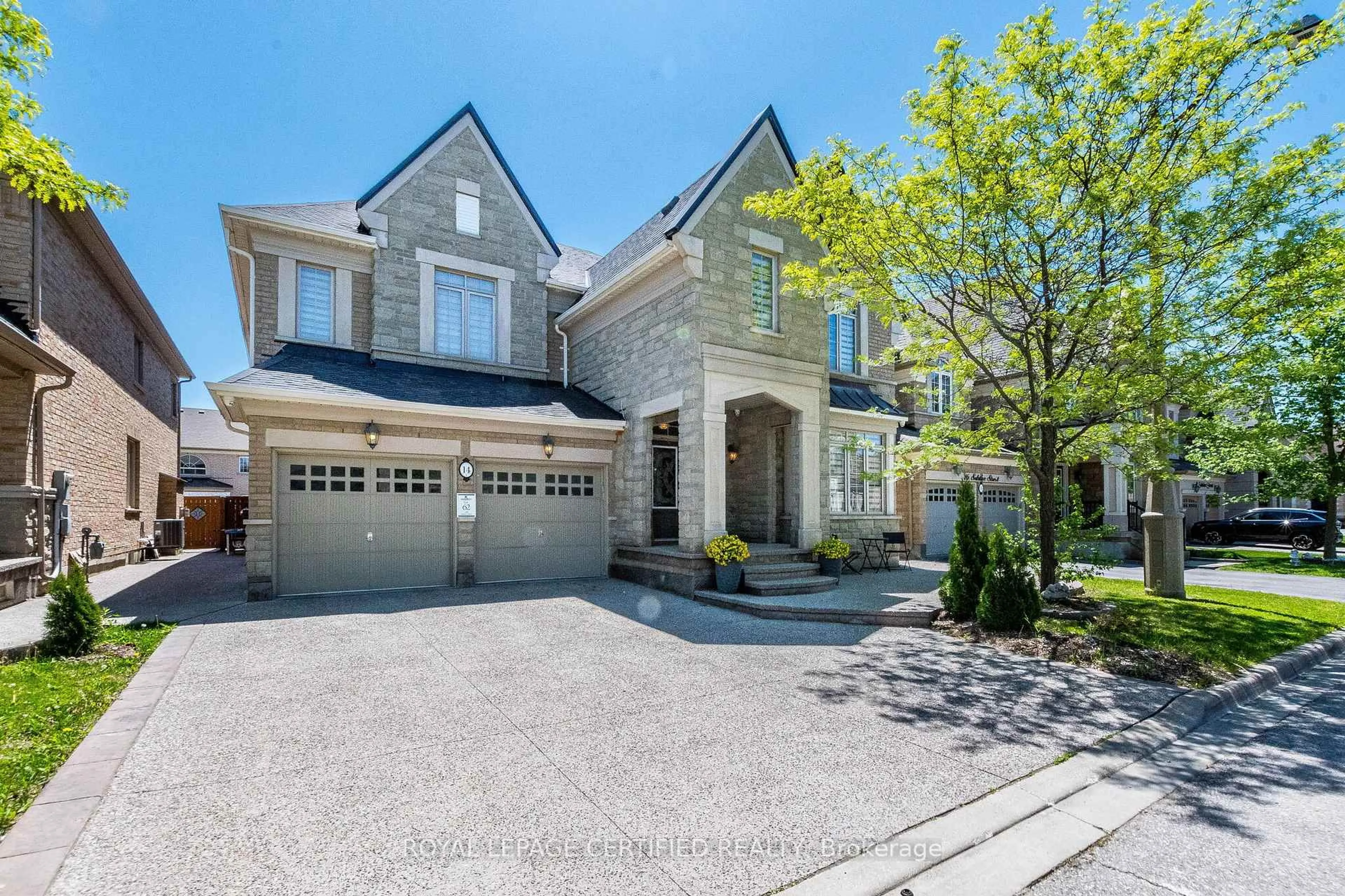 Home with brick exterior material, street for 14 Solstice St, Brampton Ontario L6P 3T5