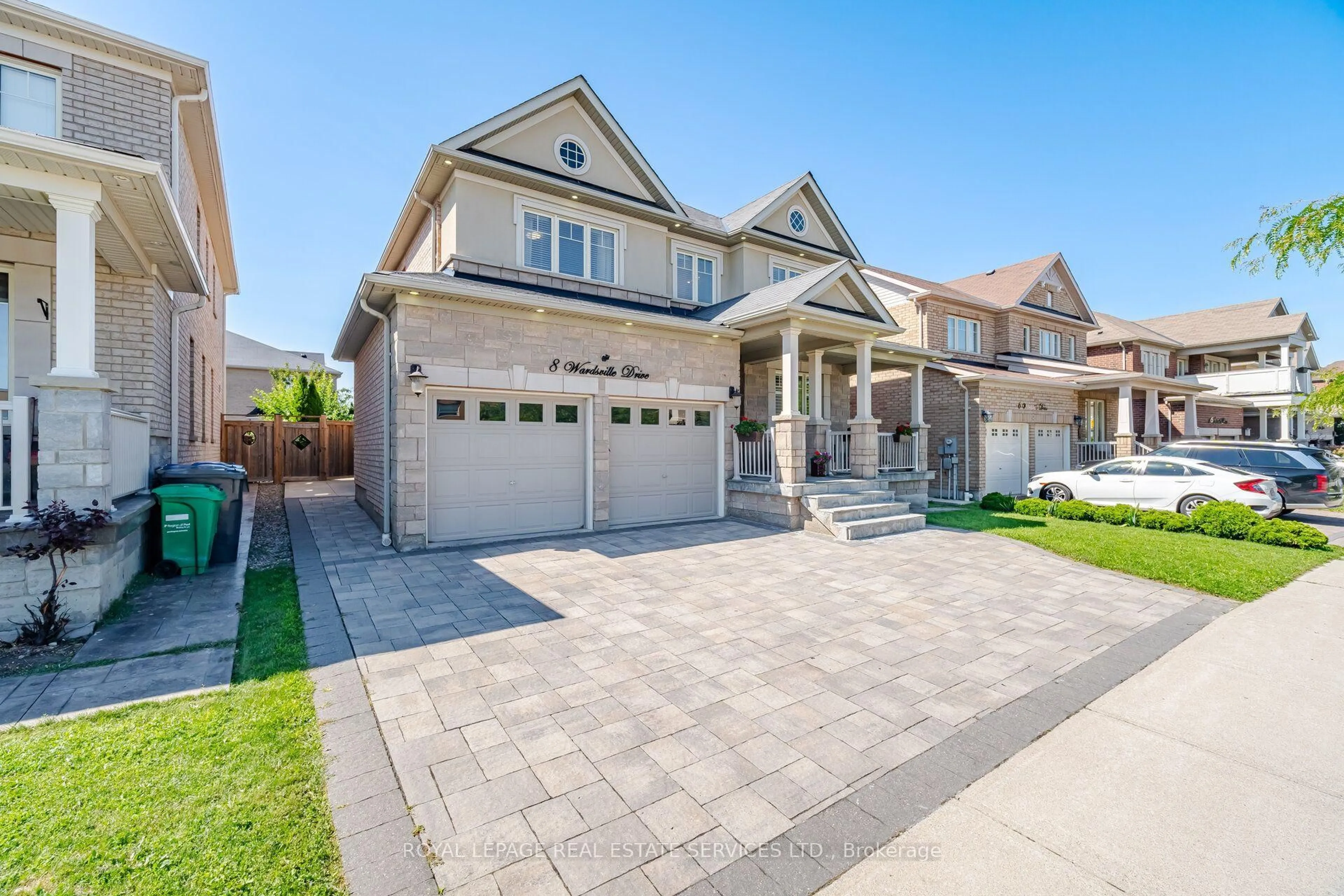 Home with brick exterior material, street for 8 Wardsville Dr, Brampton Ontario L6Y 0T7