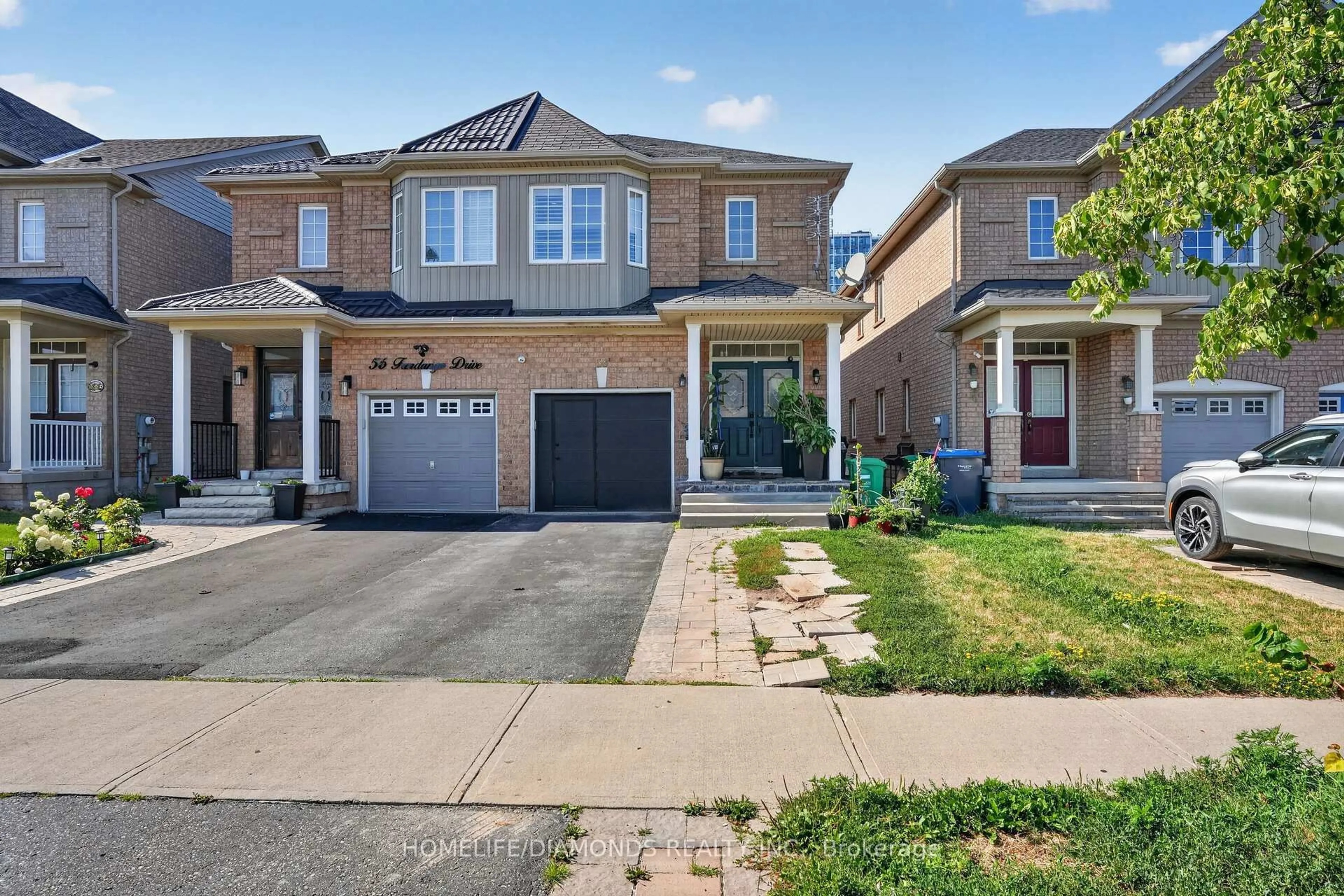 Home with brick exterior material, street for 58 Fandango Dr, Brampton Ontario L6X 0R4