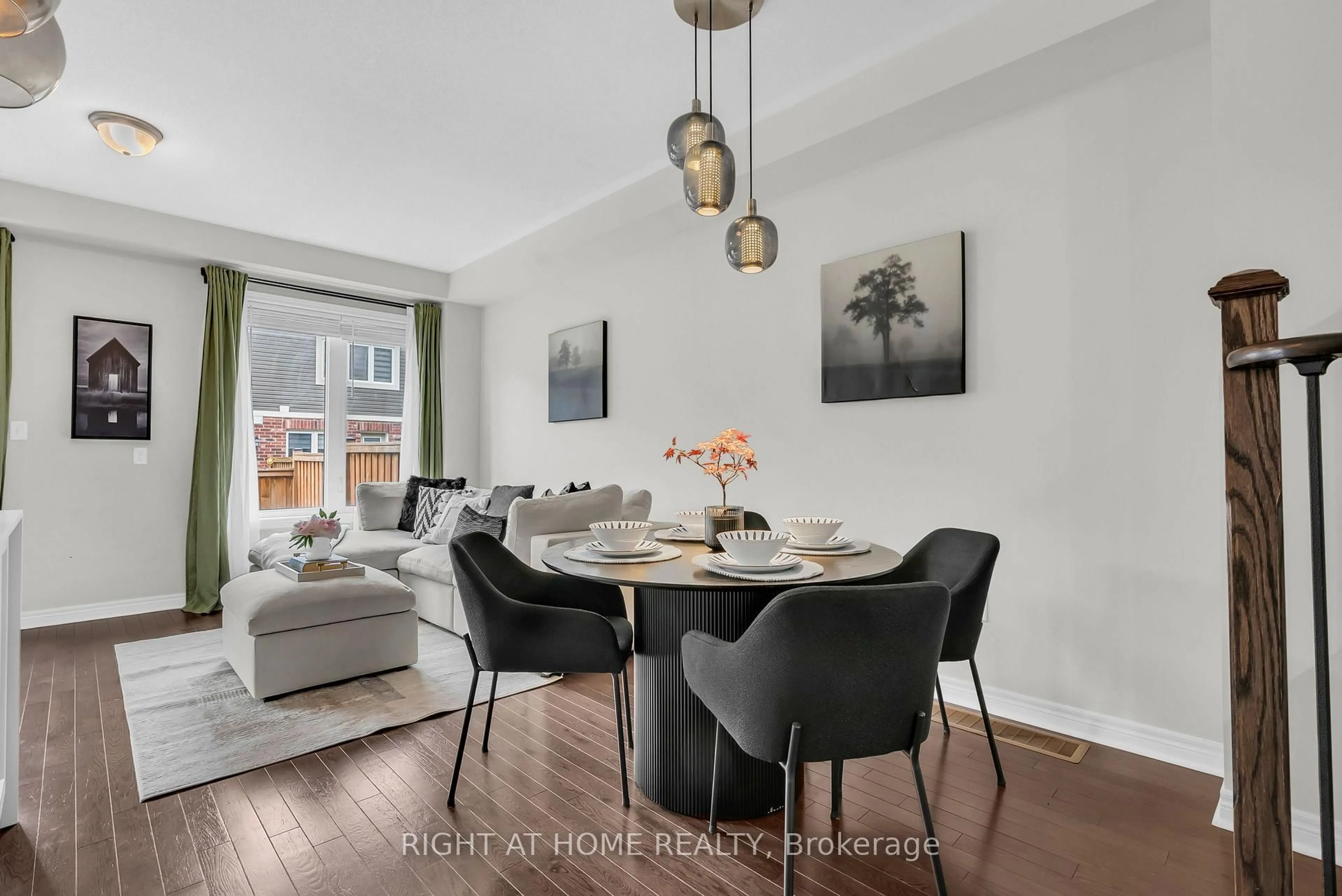 Dining room, wood/laminate floor for 36 Matterhorn Rd, Brampton Ontario L7A 0E7