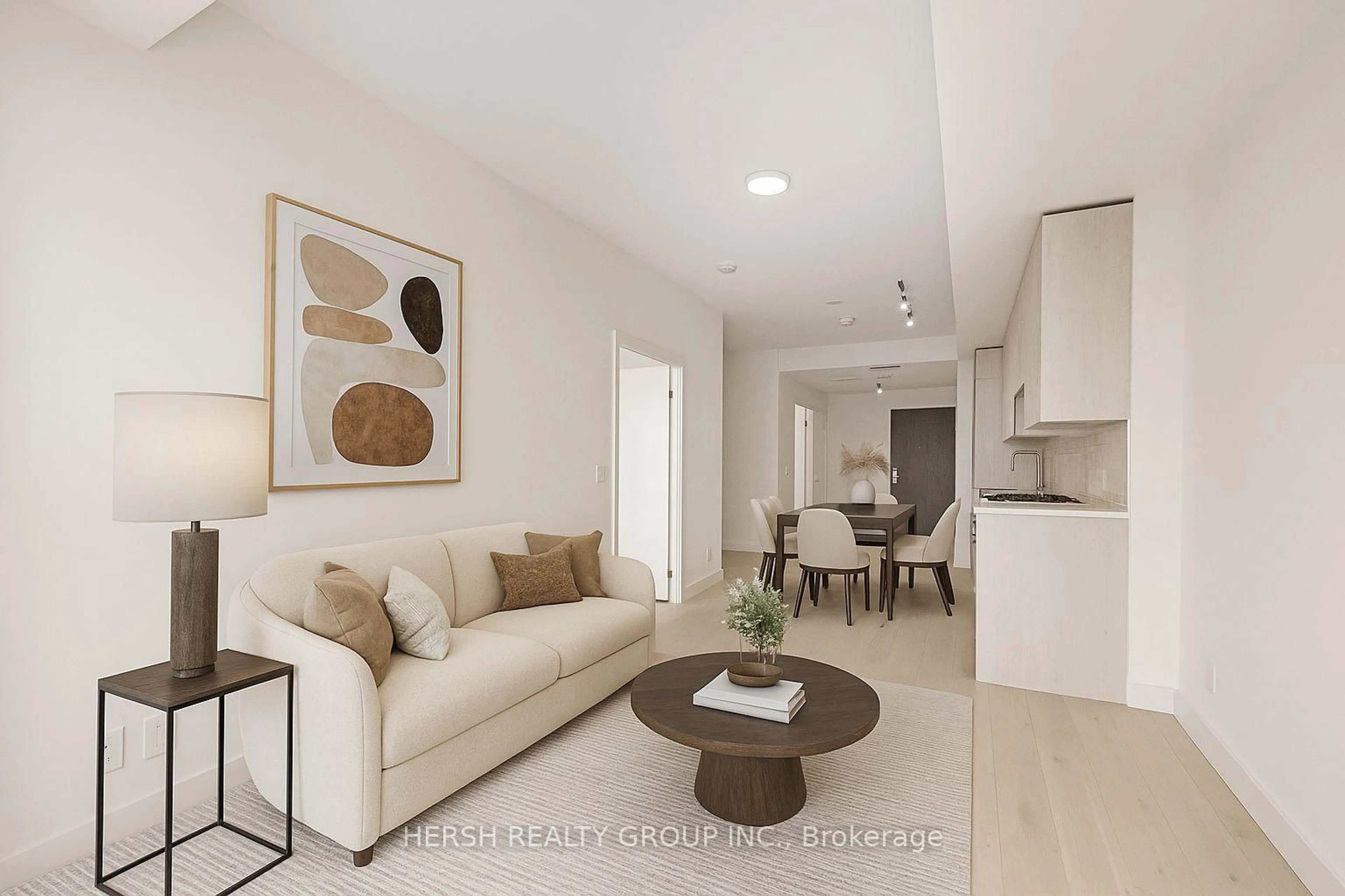 Living room with furniture, unknown for 160 Kingsway Cres #411, Toronto Ontario M8X 0B5