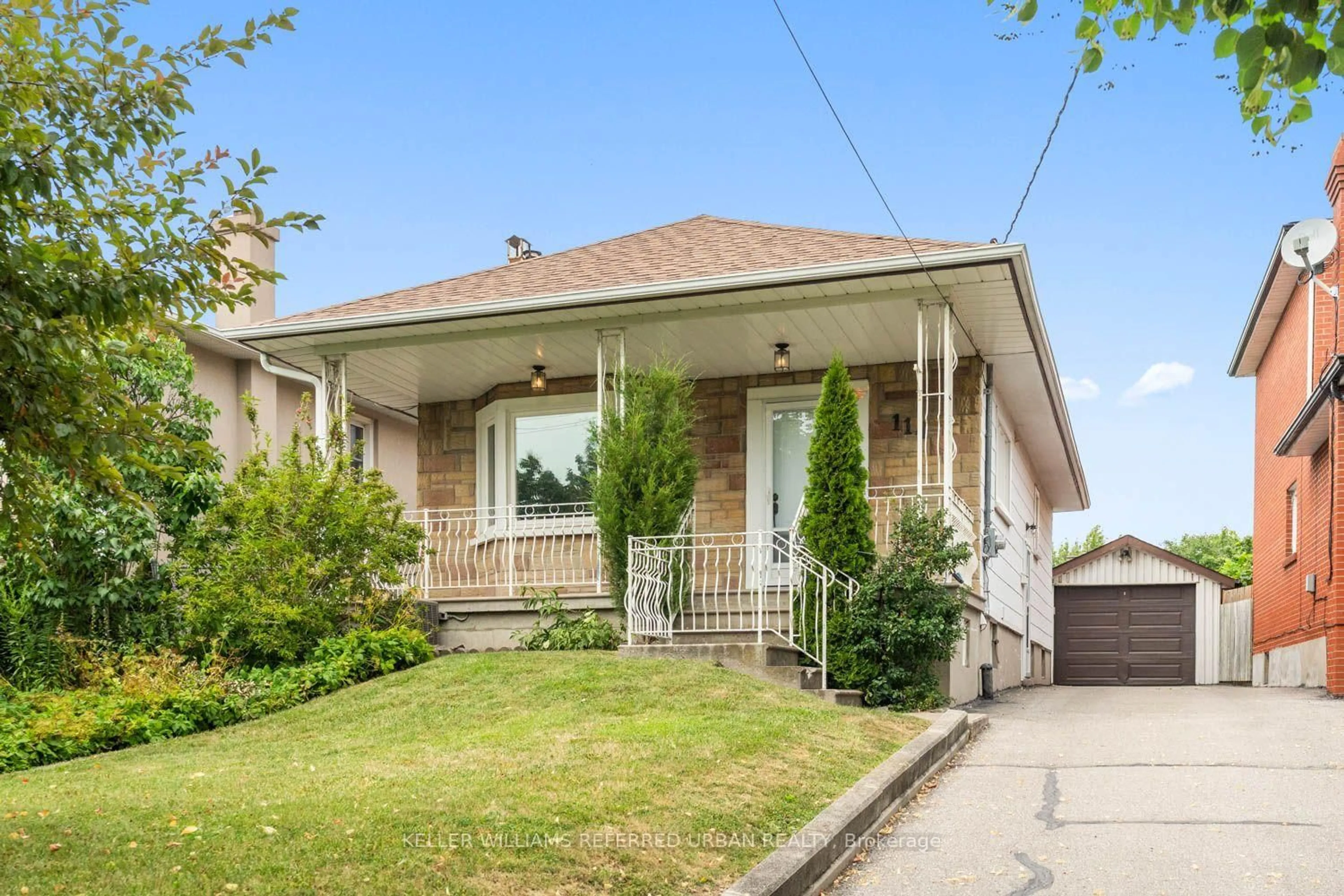 Home with brick exterior material, street for 114 Gracefield Ave, Toronto Ontario M6L 1L1