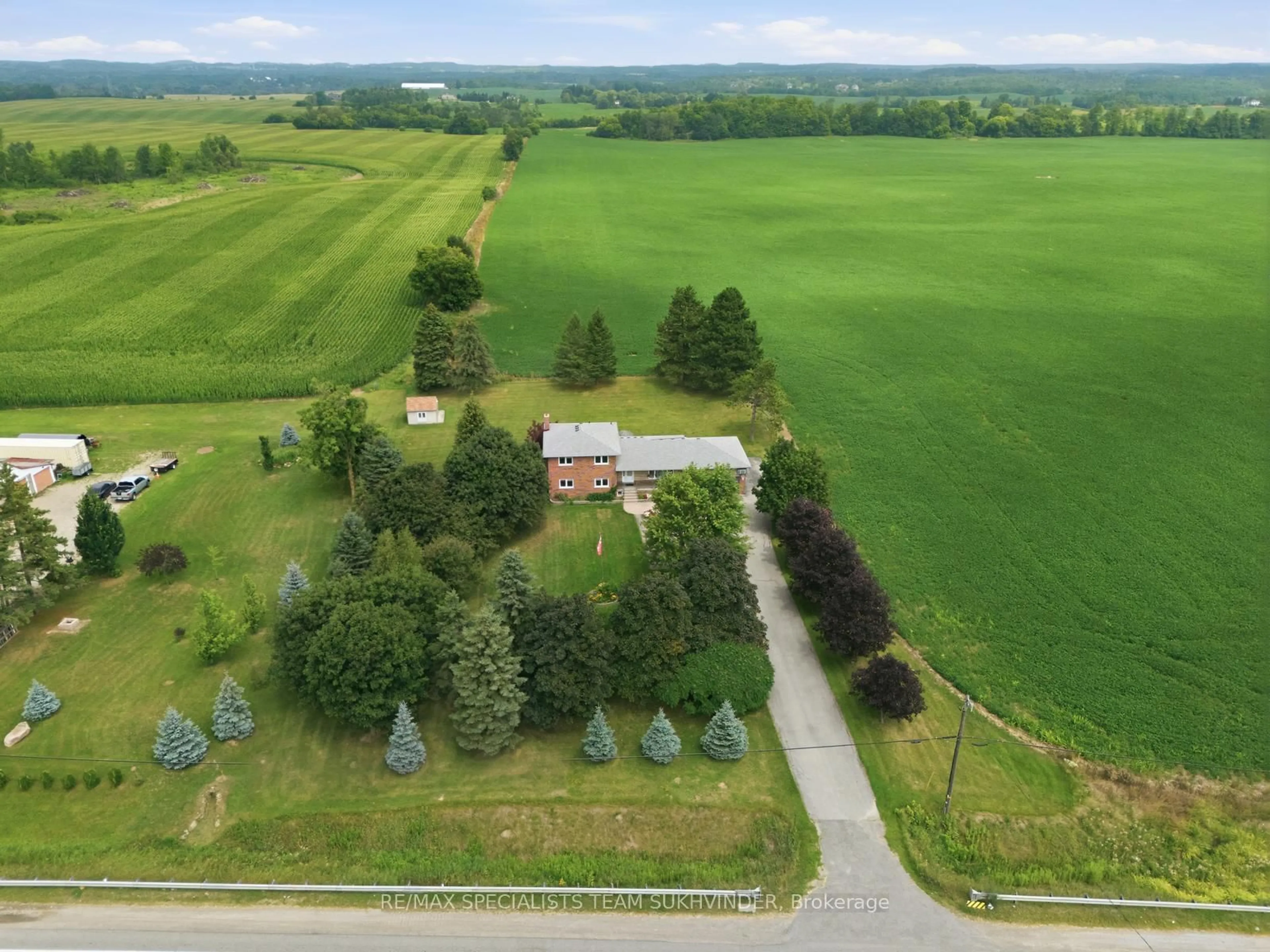 A pic from outside/outdoor area/front of a property/back of a property/a pic from drone, unknown for 14791 Hwy 50, Caledon Ontario L7E 0A6
