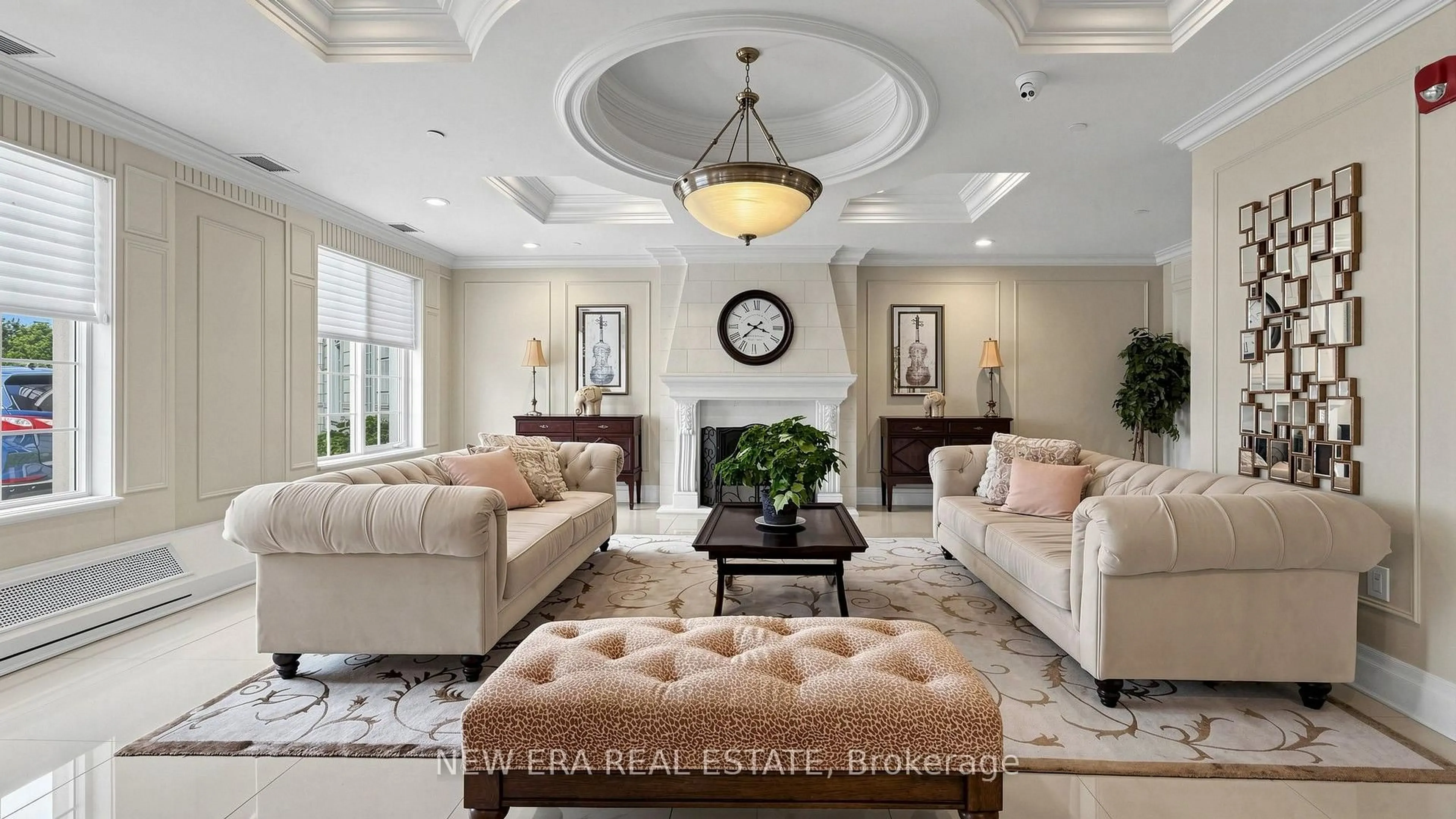 Living room with furniture, ceramic/tile floor for 2300 Upper Middle Rd #108, Oakville Ontario L6M 4G6
