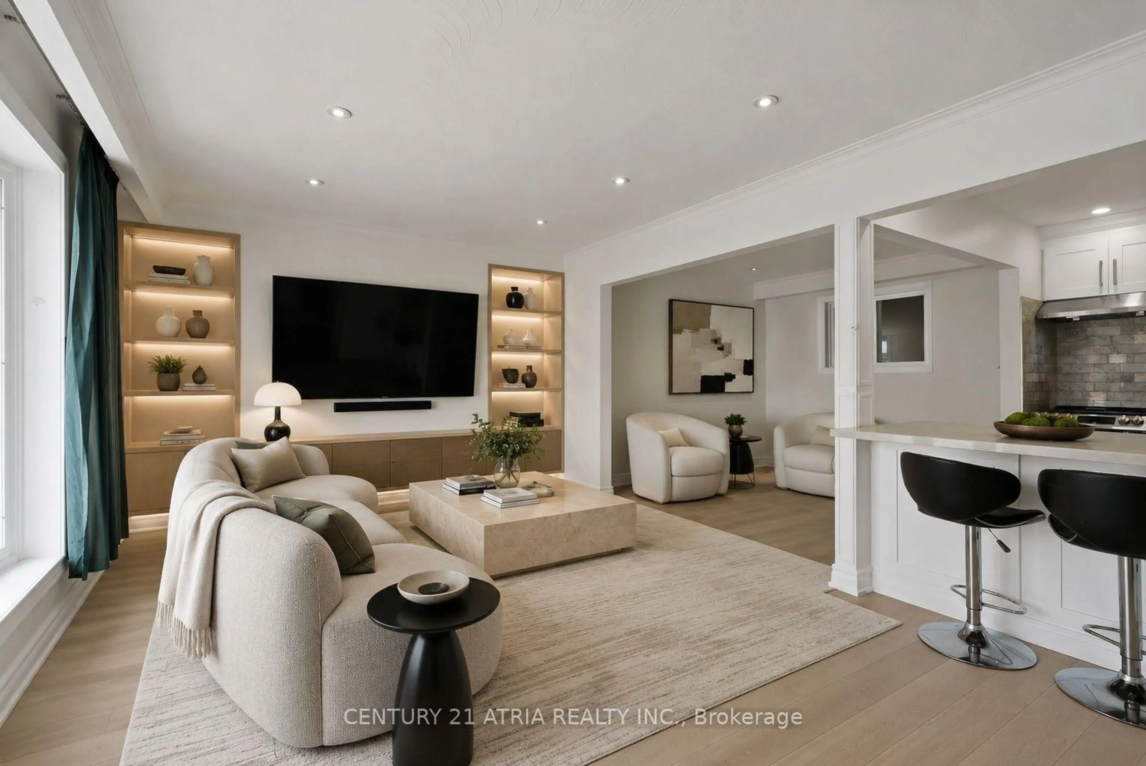 Home theater for 56 Tobermory Dr, Toronto Ontario M3N 2R9