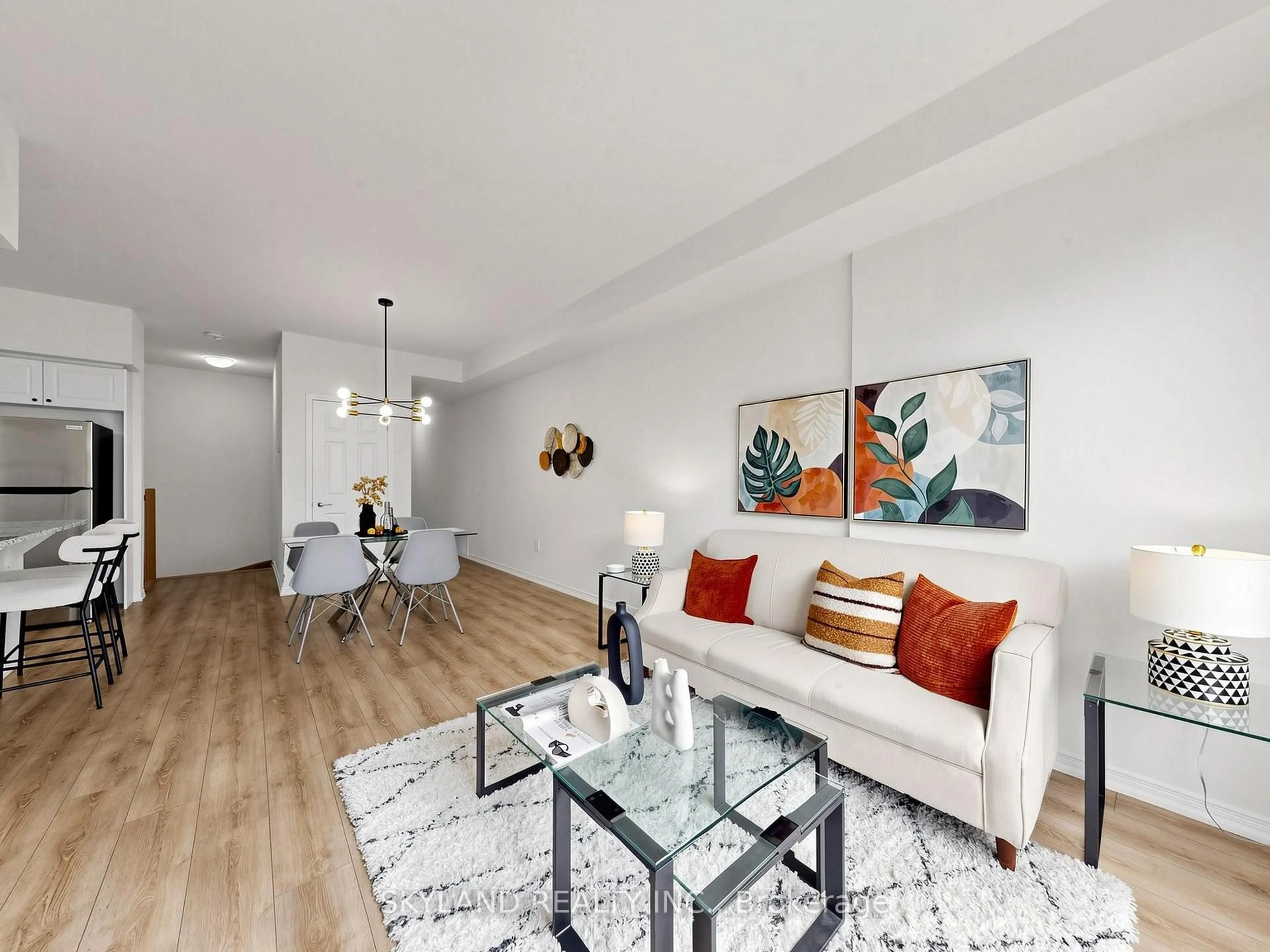 Living room with furniture, unknown for 20 woodstream Dr #3, Toronto Ontario M9W 0G1