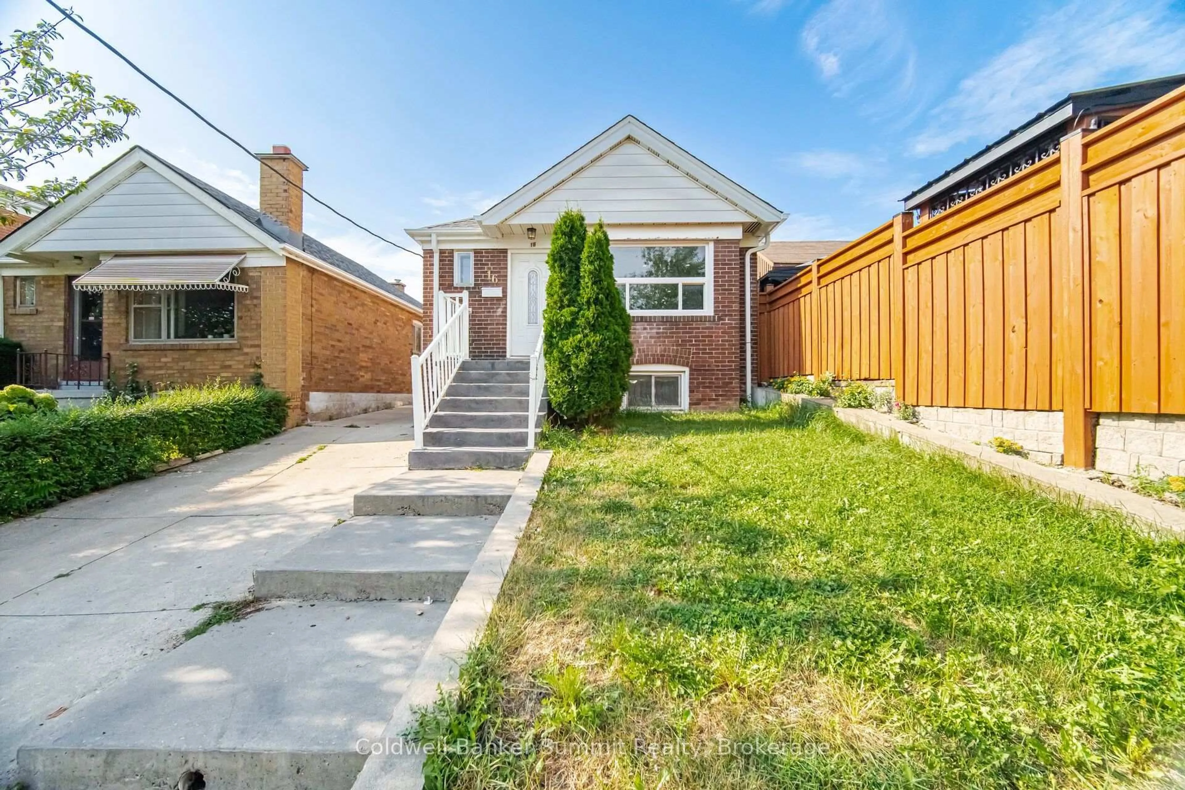 Home with brick exterior material, street for 16 Holwood Ave, Toronto Ontario M6M 1P5