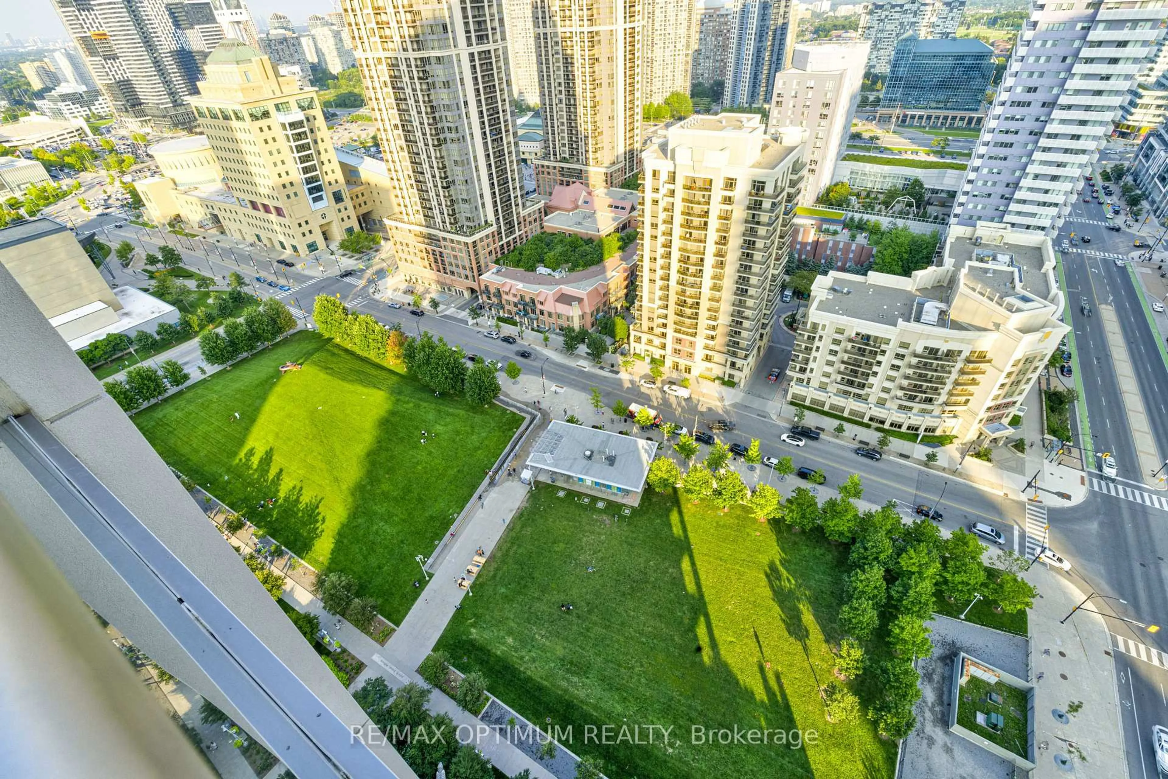 A pic from outside/outdoor area/front of a property/back of a property/a pic from drone, city buildings view from balcony for 388 Prince Of Wales Dr #2511, Mississauga Ontario L5B 0A1