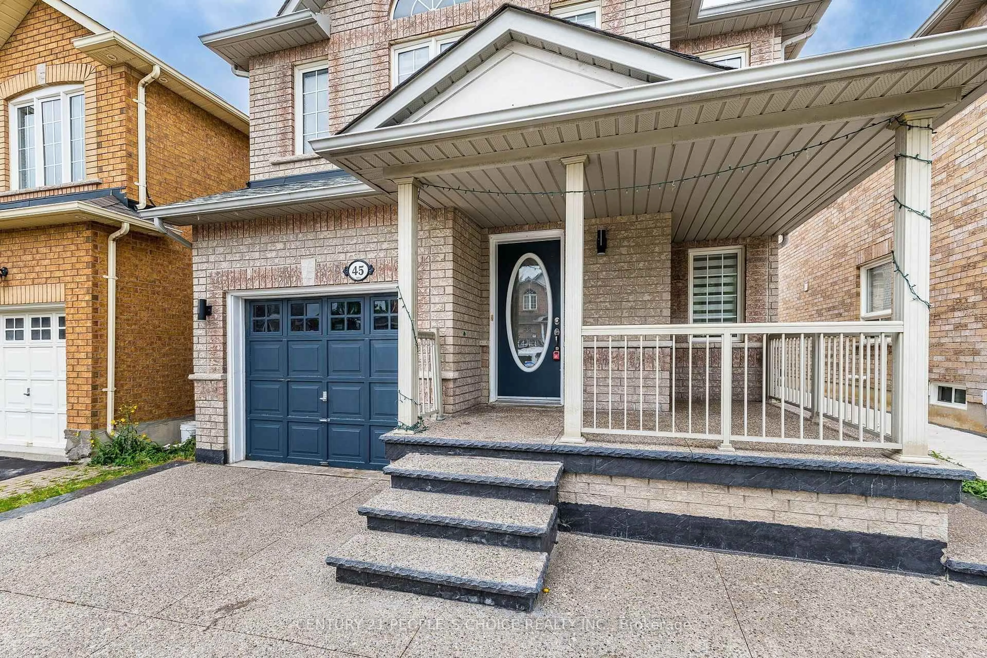 Home with brick exterior material, street for 45 Trevino Cres, Brampton Ontario L6P 1M1