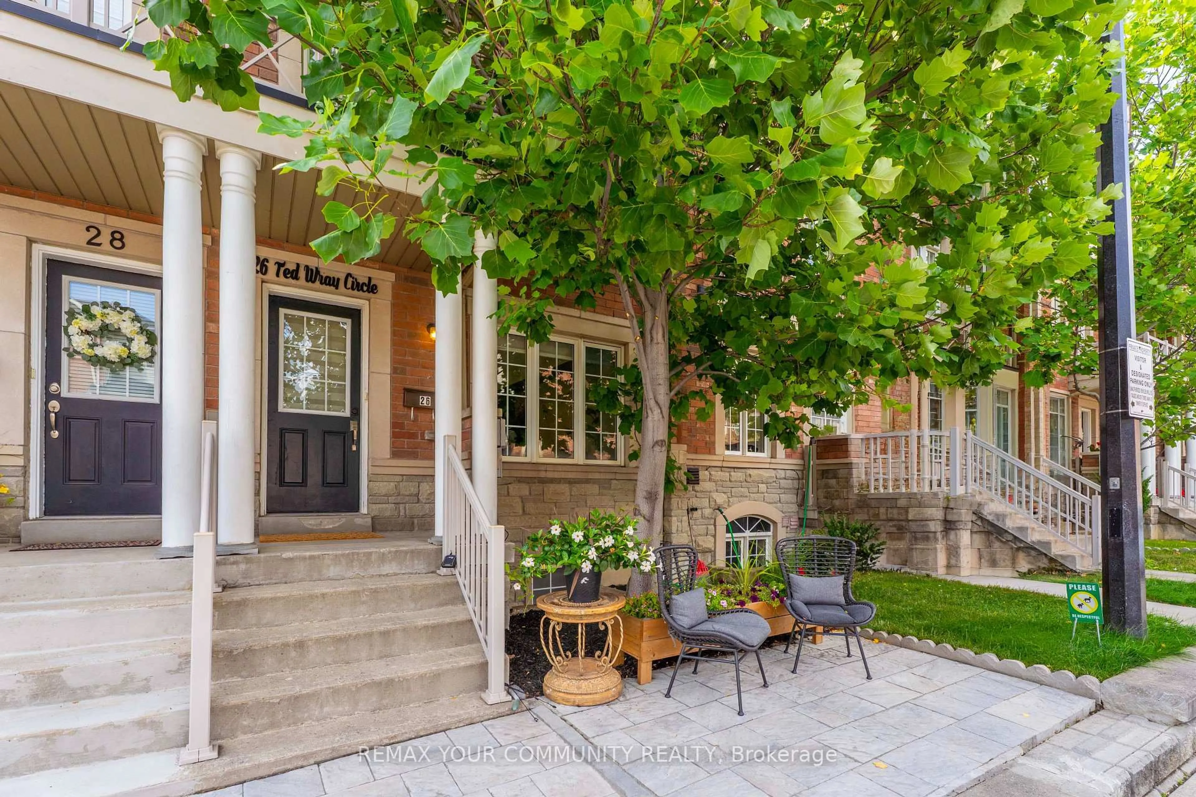 Patio, street for 26 Ted Wray Circ, Toronto Ontario M3L 0G5