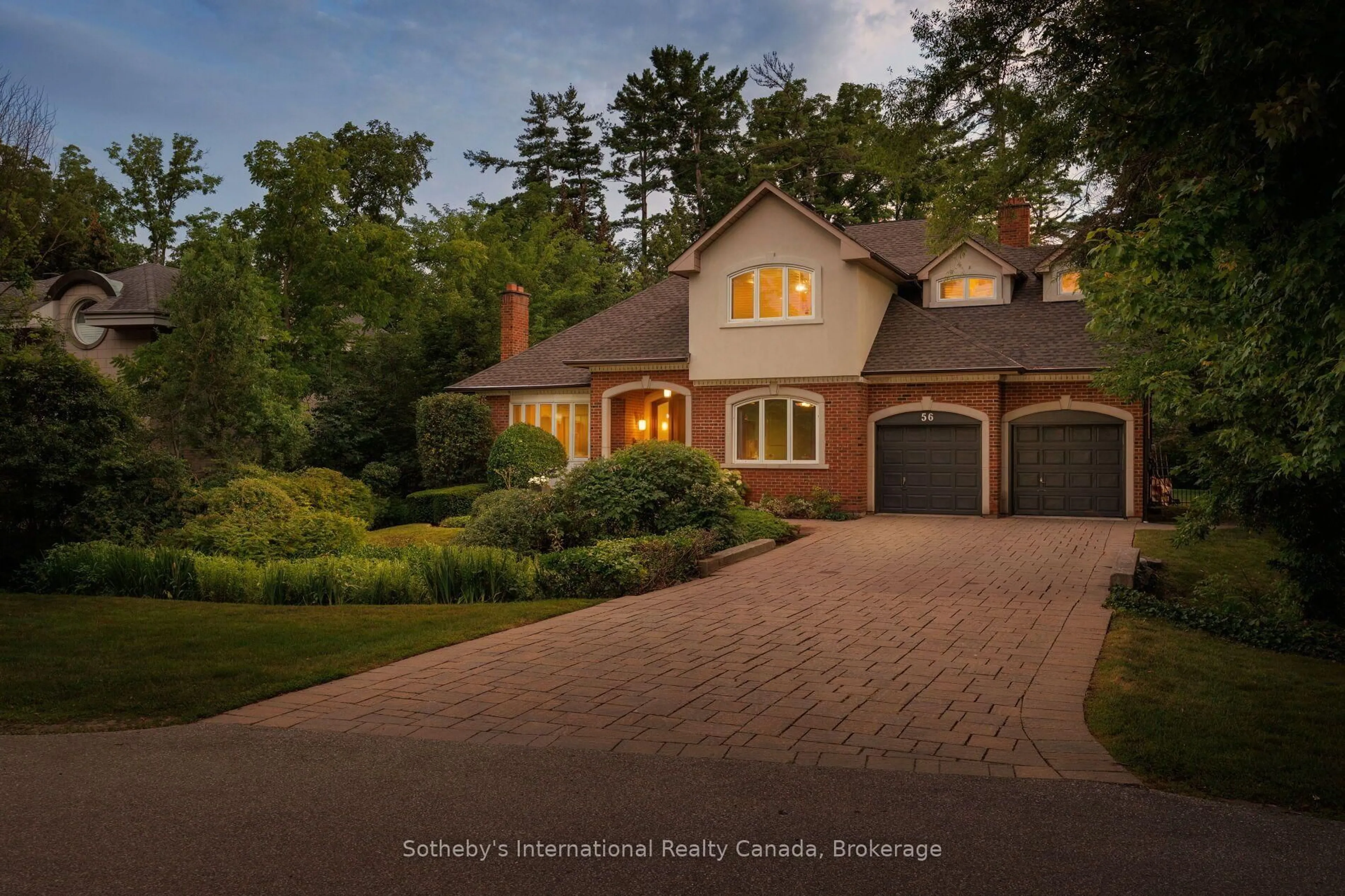 Home with brick exterior material, street for 56 Birch Hill Lane, Oakville Ontario L6K 2N9