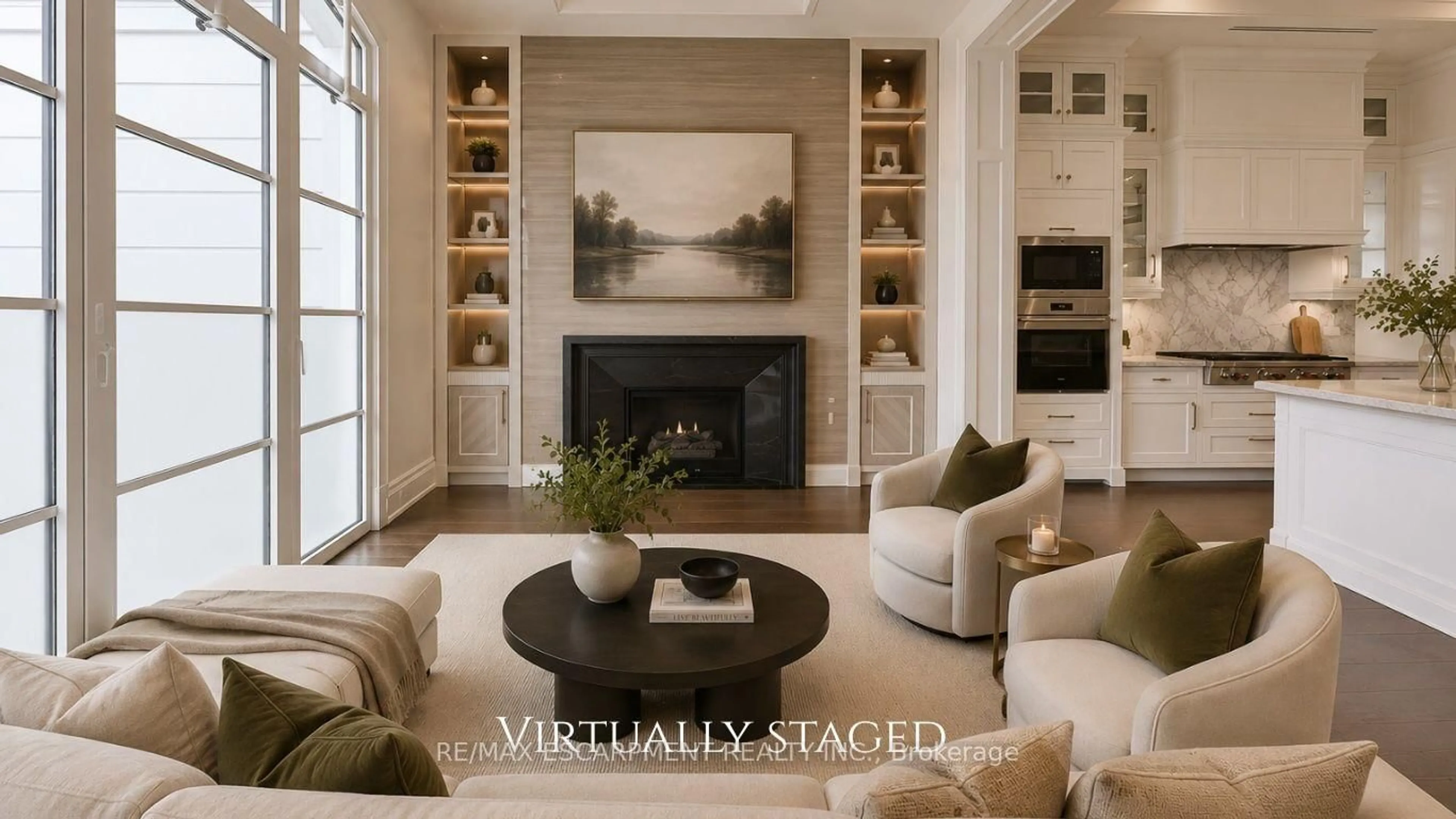 Living room with furniture, unknown for 300 Randall Rd #PH5, Oakville Ontario L6J 0G2