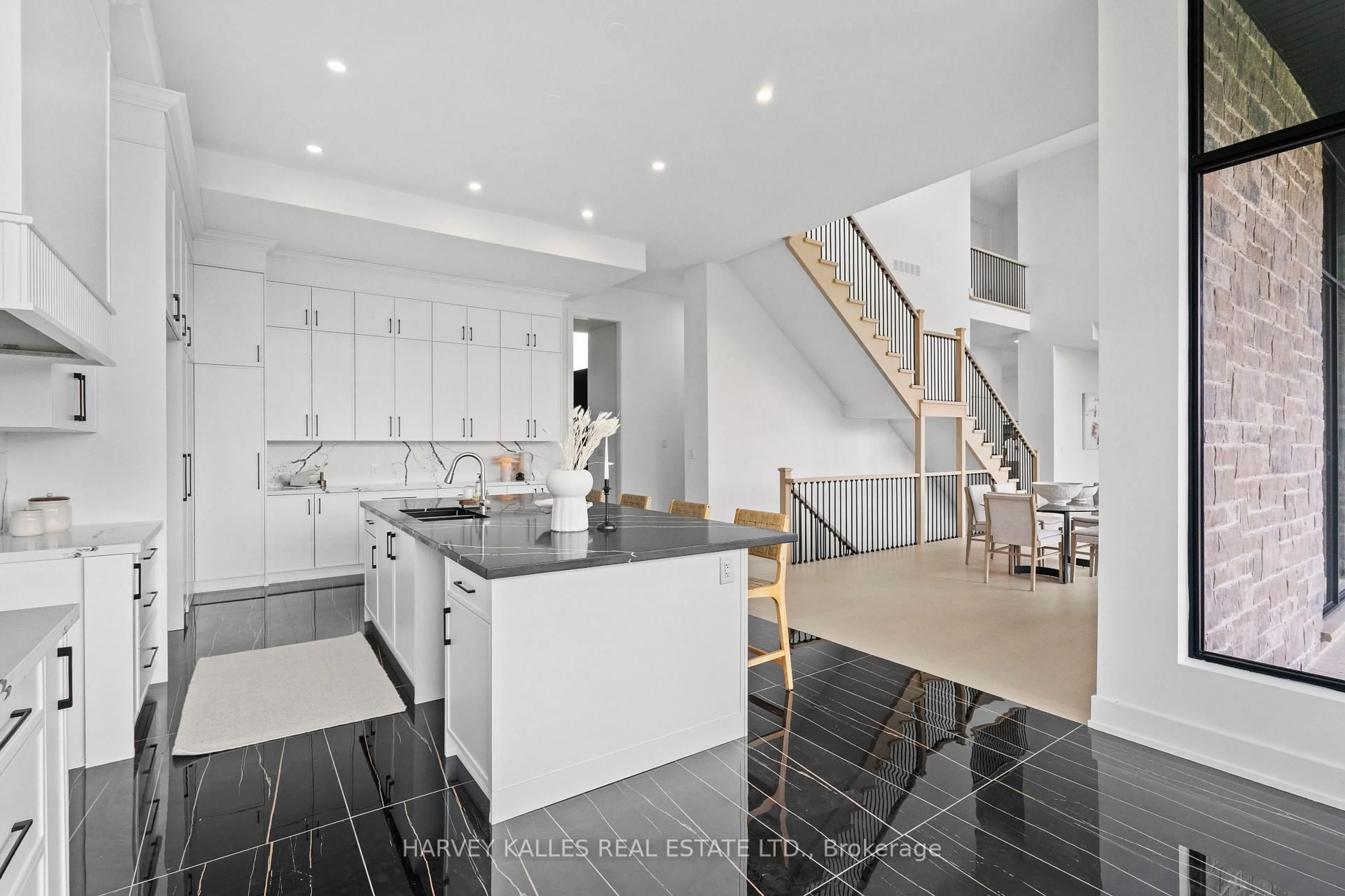 Contemporary kitchen, ceramic/tile floor for 2 Sugarbush Crt, Halton Hills Ontario L7G 4S7