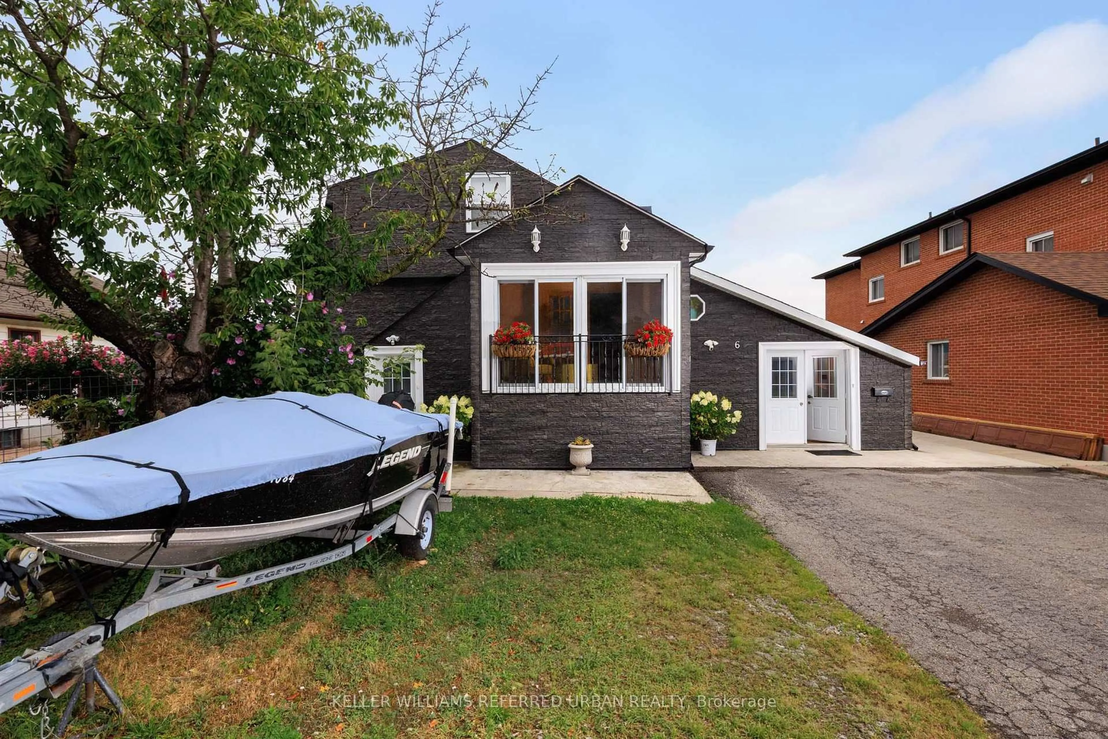 A pic from outside/outdoor area/front of a property/back of a property/a pic from drone, street for 6 Elmhurst Dr, Toronto Ontario M9W 2J3