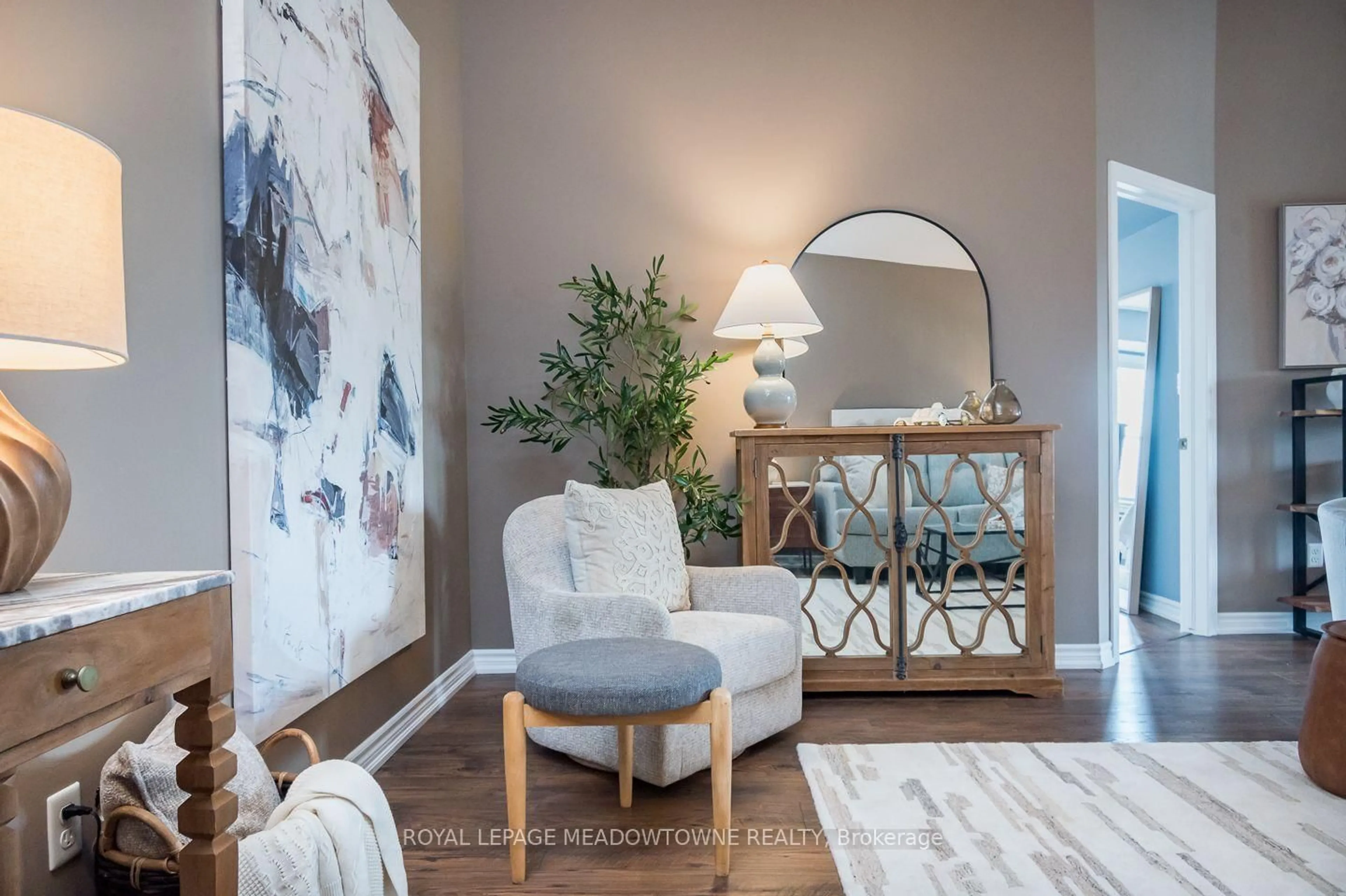 Living room with furniture, unknown for 1483 Maple Ave #401, Milton Ontario L9T 0B6