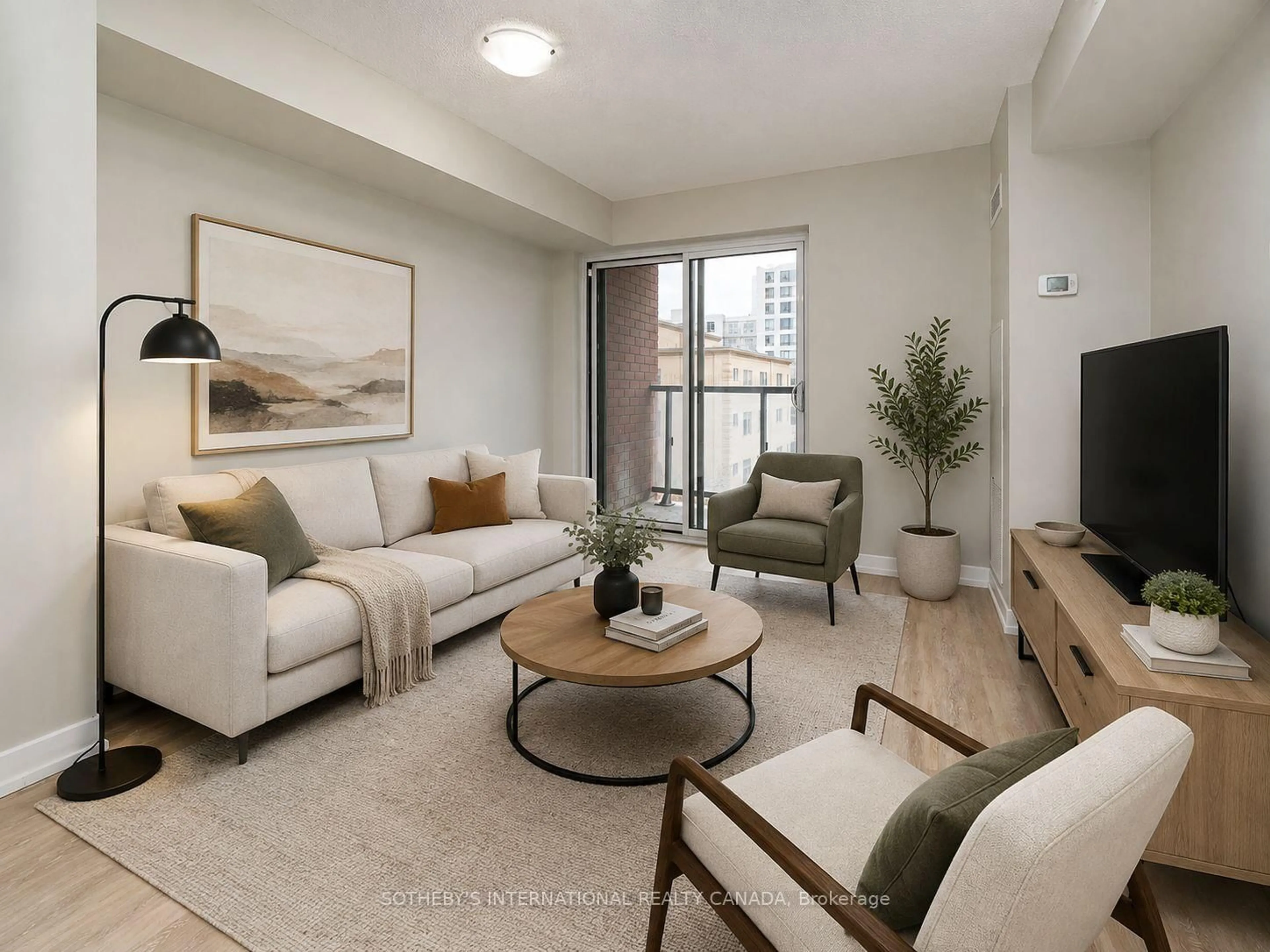 Living room with furniture, unknown for 1420 Dupont St #506, Toronto Ontario M6H 0C2