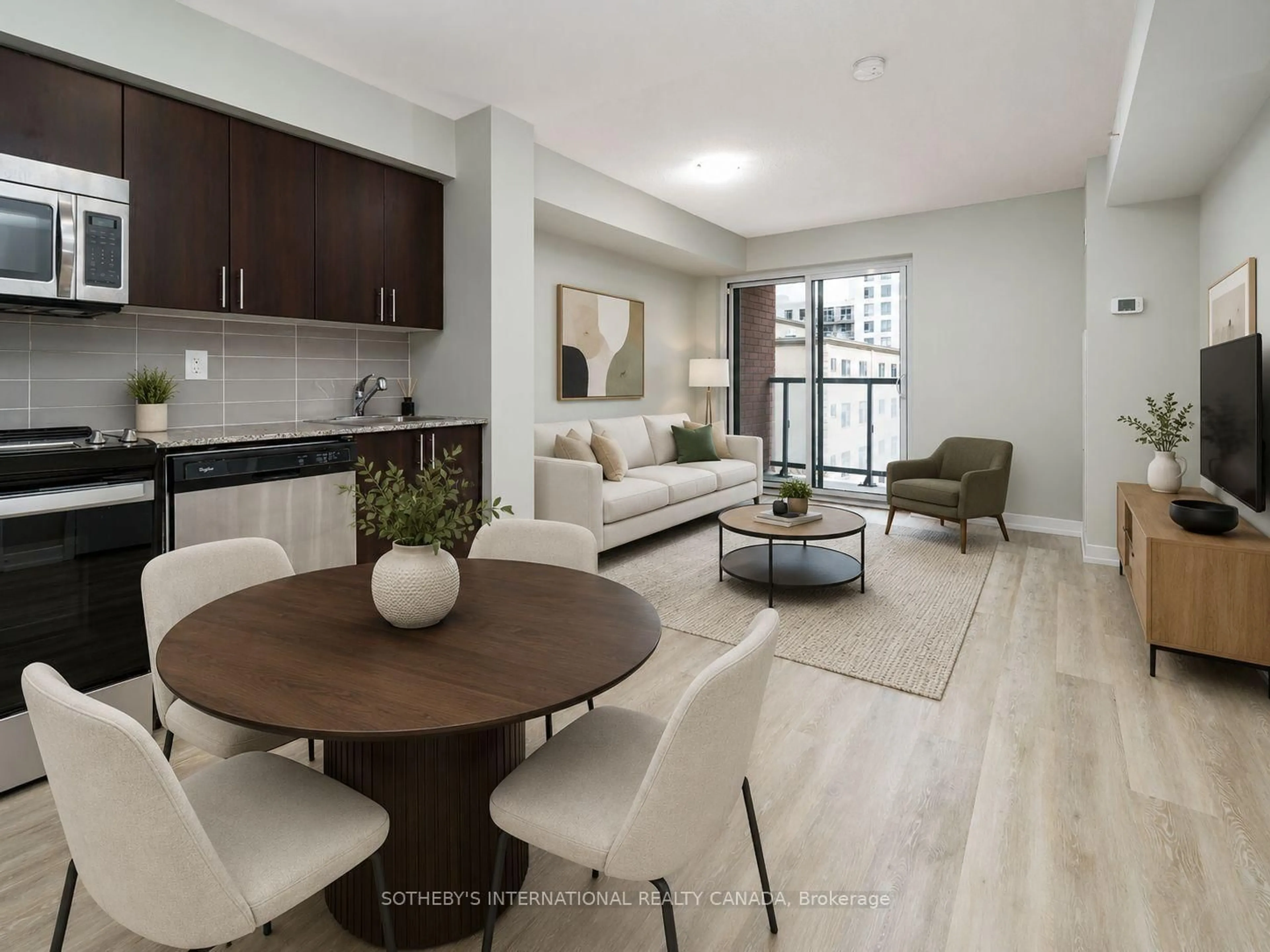 Living room with furniture, unknown for 1420 Dupont St #506, Toronto Ontario M6H 0C2